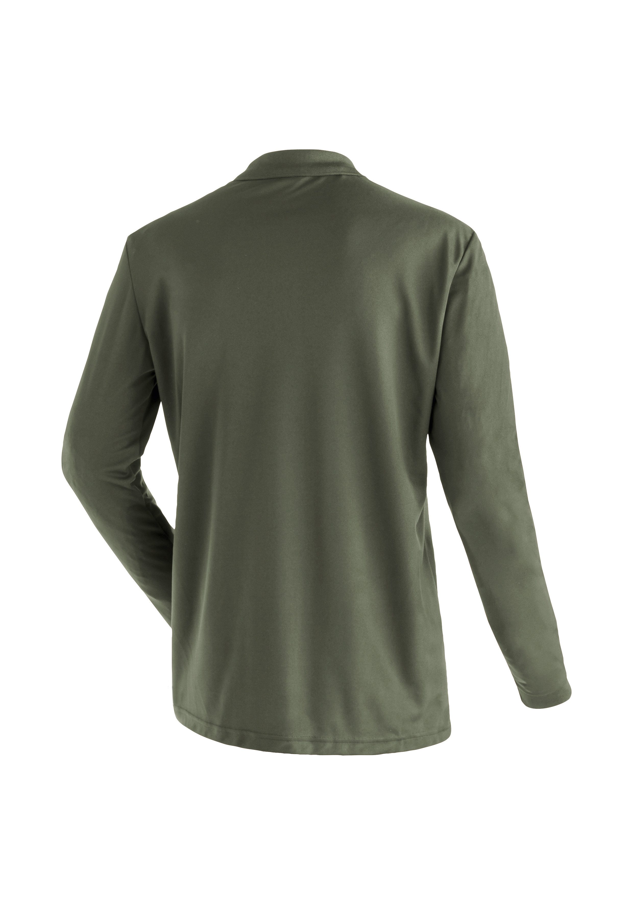 Maier Sports Langarm-Poloshirt Ulrich L/S Herren Polo langarm, leichtes Funktionsshirt, Langarmshirt, Reg. Fit