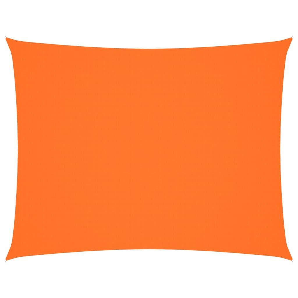 vidaXL Sonnensegel Sonnensegel Oxford-Gewebe Rechteckig 3x4,5 m Orange, (1-tlg)
