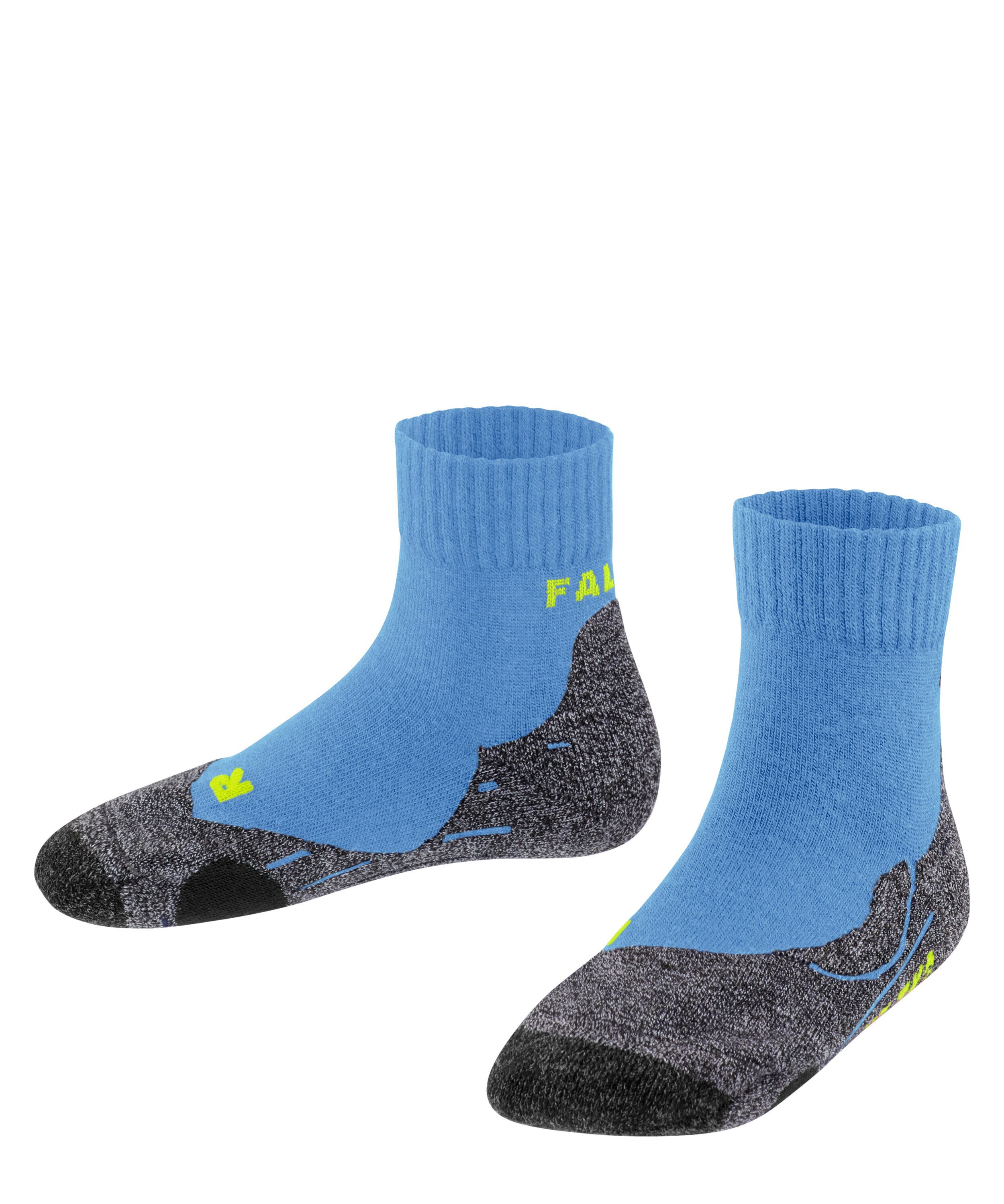 FALKE Wandersocken TK2 Short Kinder, mit mittelstarker Polsterung, aus Merinowoll-Mix, atmungsaktiv