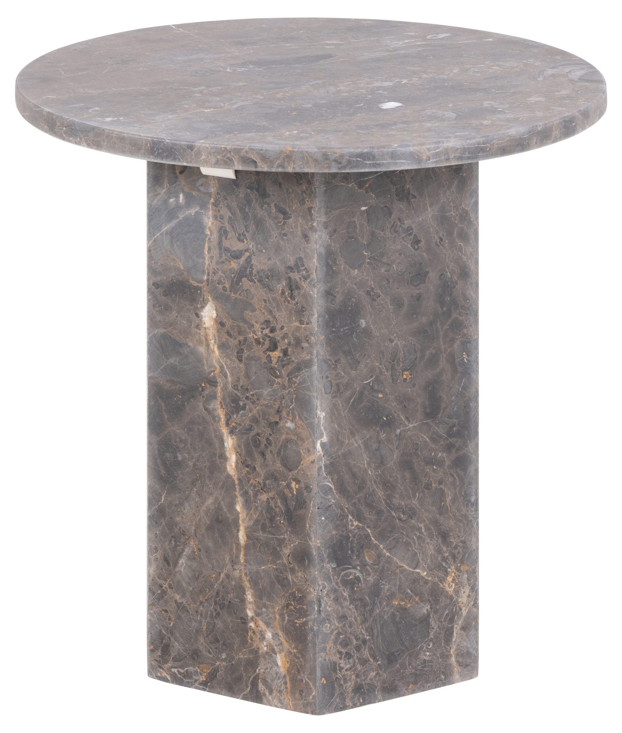 ACTONA GROUP Beistelltisch in Braun, Marmor - 50x50cm (HxD)