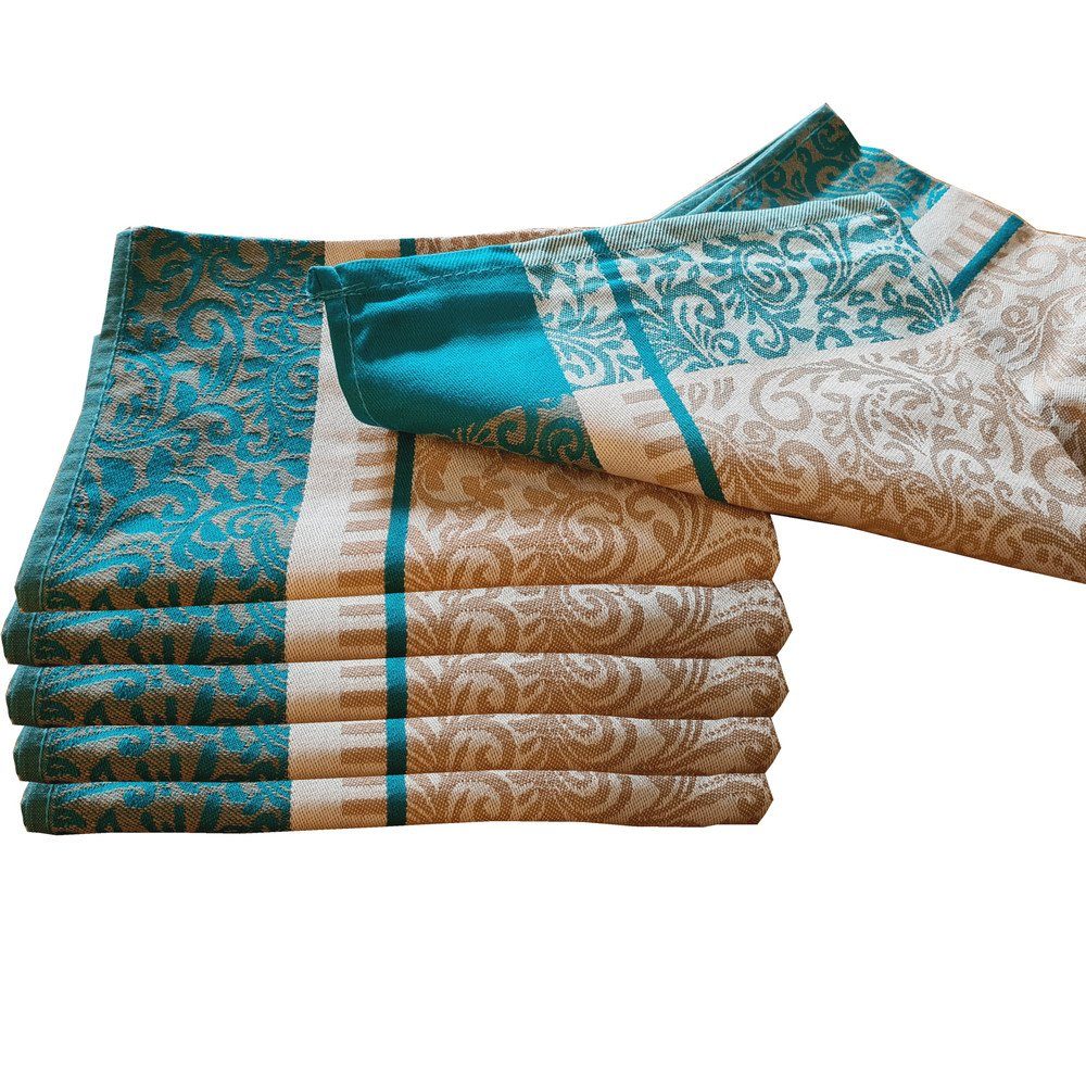 Casa Colori Geschirrtuch Geschirrtücher Trockentücher 50x70 cm, (6), in Rot günstig online kaufen