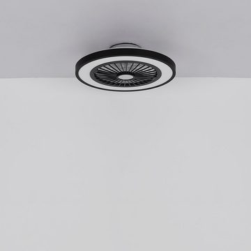 Globo Deckenventilator, LED Deckenventilator Fernbedienung dimmbar Rechts-/Linkslauf D 54 cm