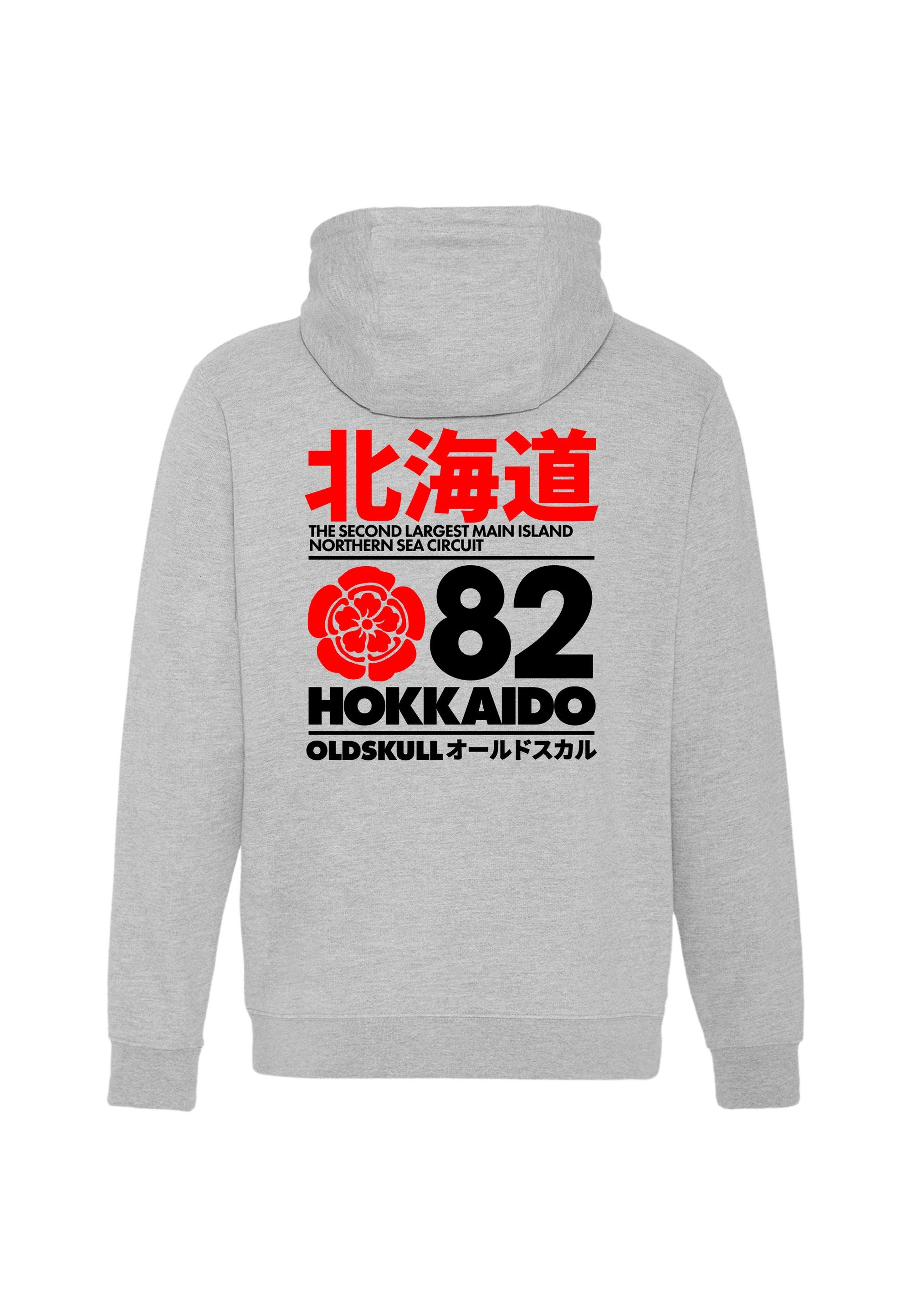 Oldskull Sweatjacke Retro Japan Island (1-tlg) mit coolem Hokkaido ´82-Prin günstig online kaufen