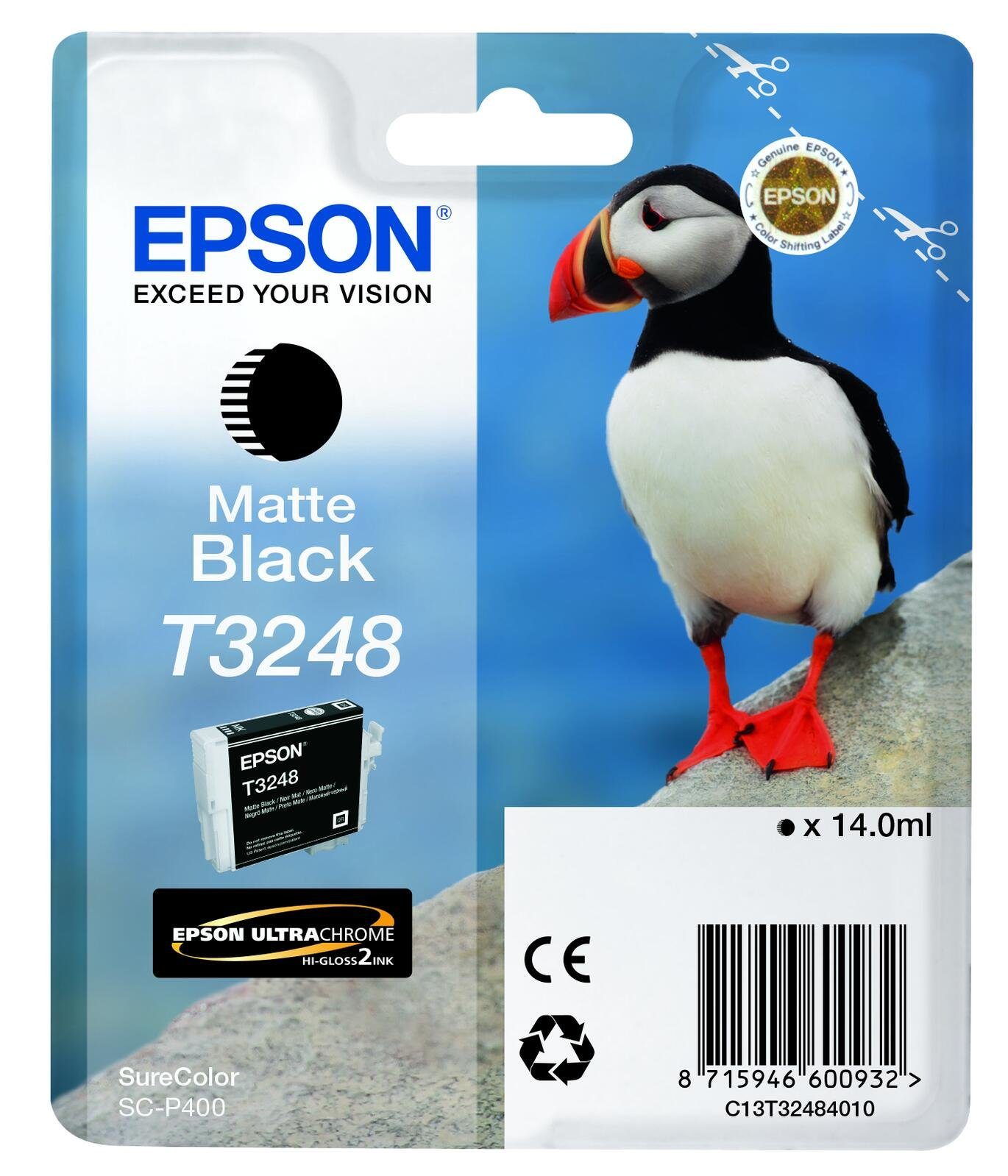 Epson Epson T3248 Druckerpatrone mattschwarz Tintenpatrone