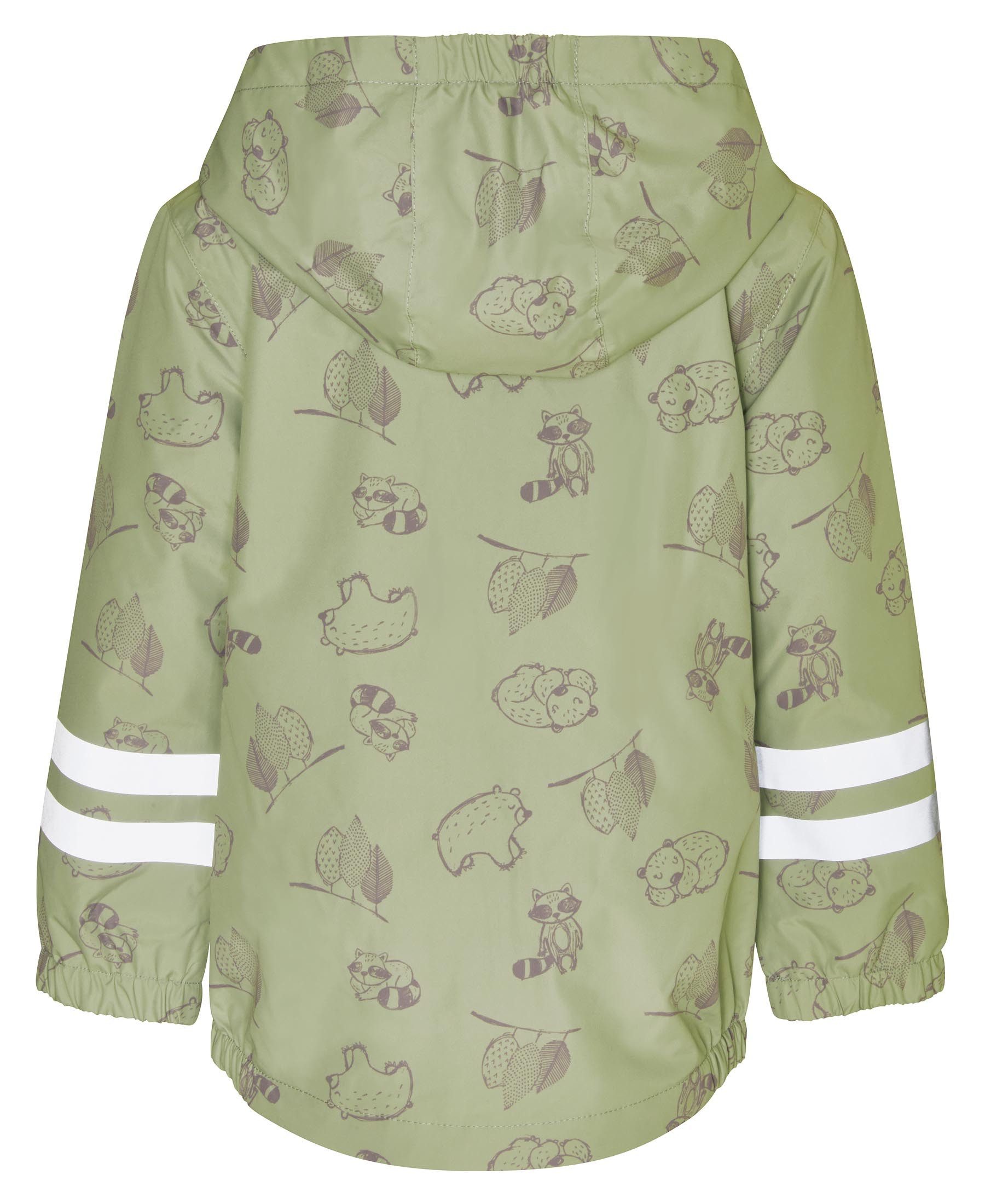 Regenjacke Outdoor-Jacke Waldtiere