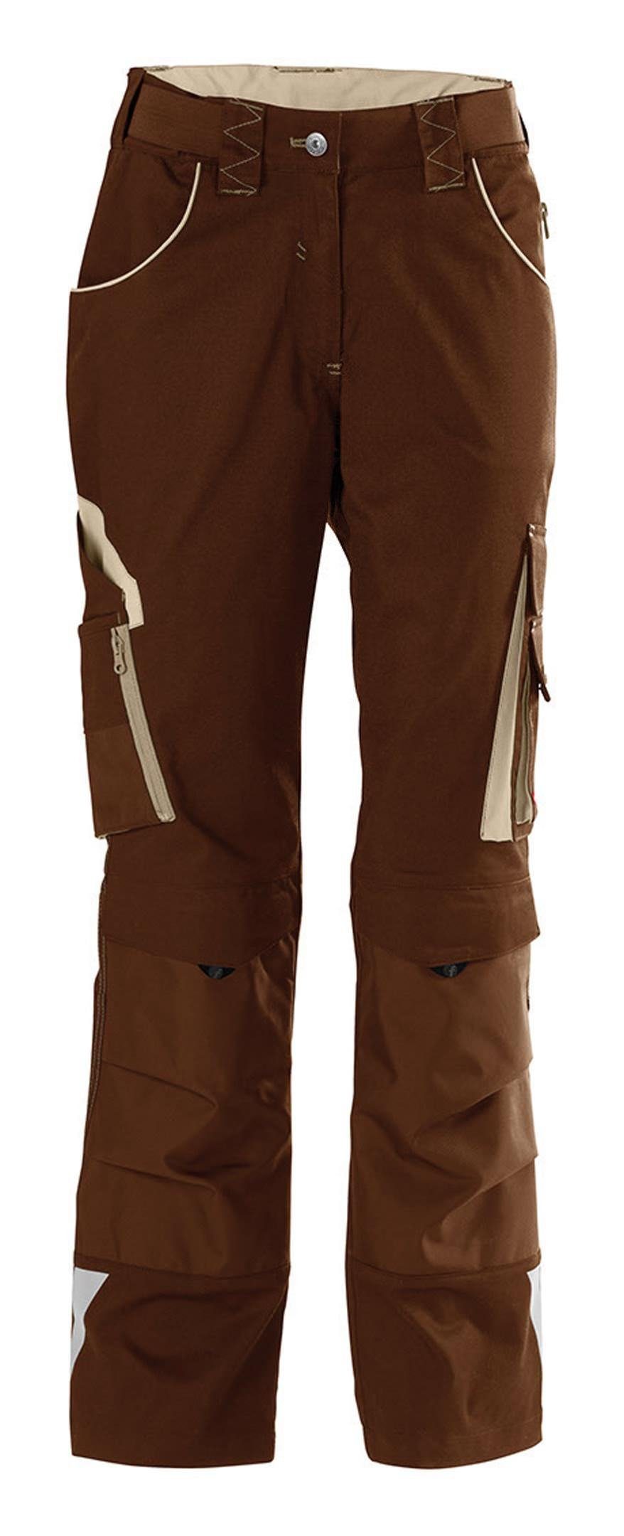 fortis Arbeitsbundhose Damen-Bundhose 24 Brown / beige Größe 52