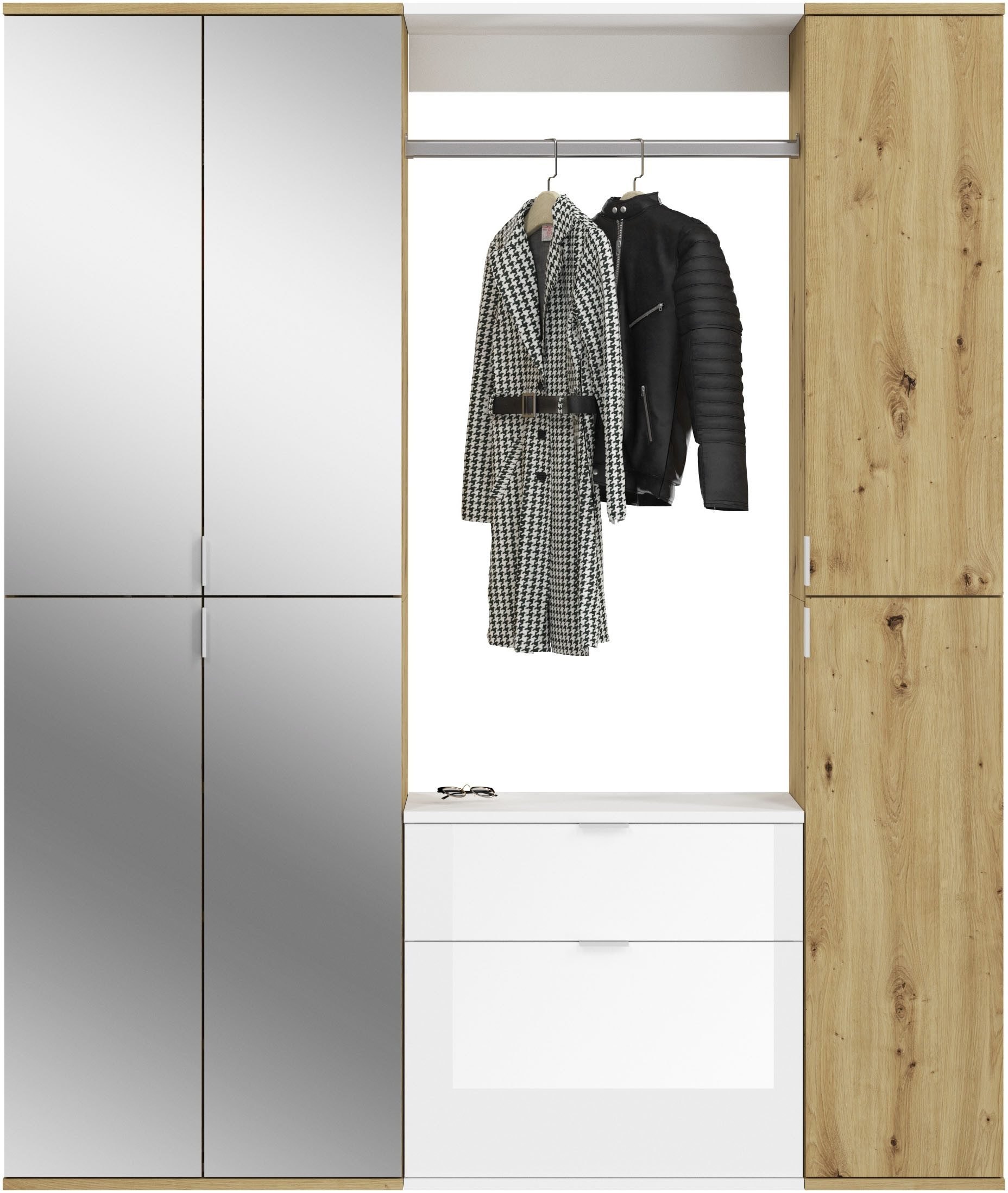 INOSIGN Garderoben-Set Trondheim, Breite 152 cm, 5-teilig, bestehend aus:, günstig online kaufen