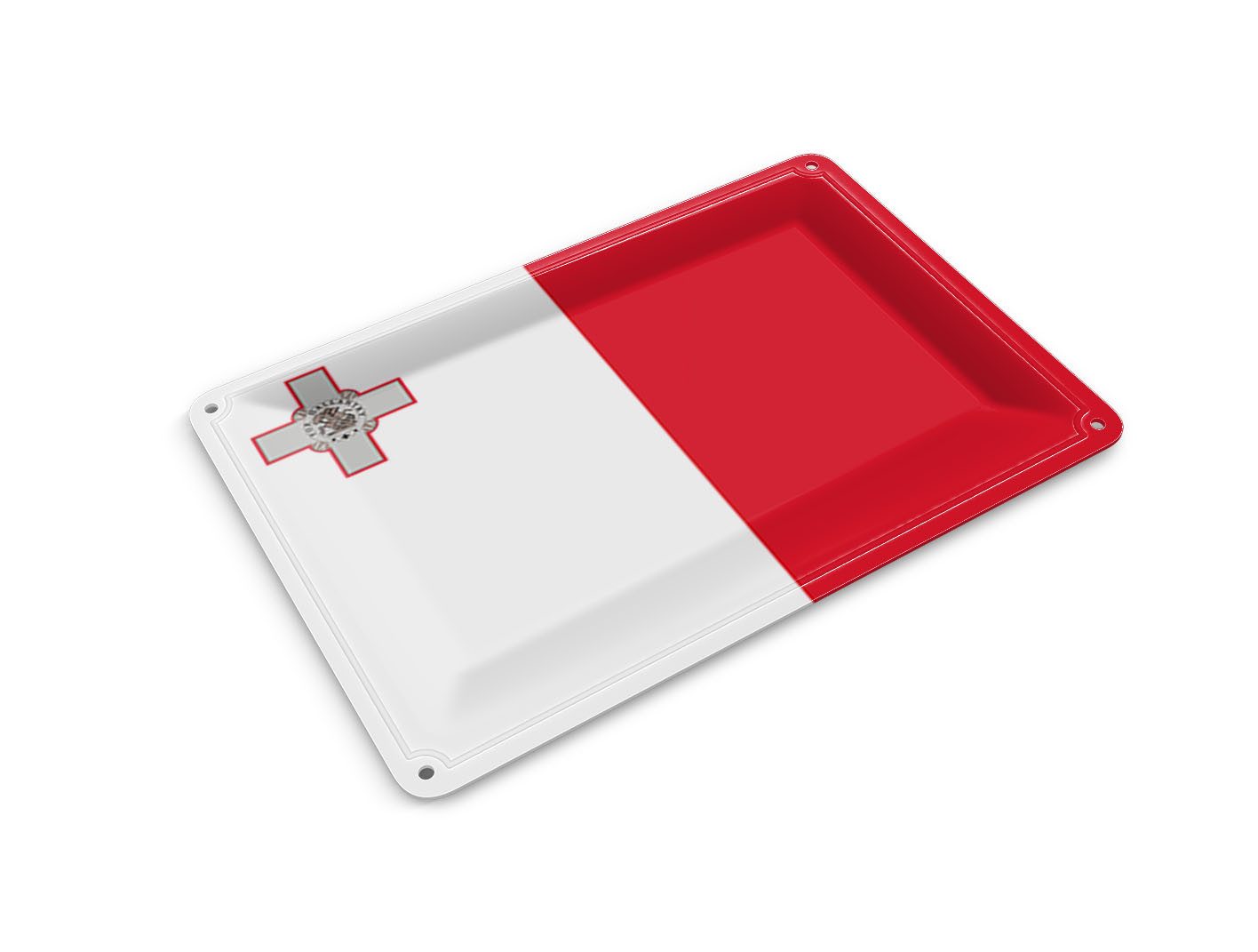 Femer GmbH Postkarte Flagge Maltas 14x10 cm Flag of Malta, unfrankiert