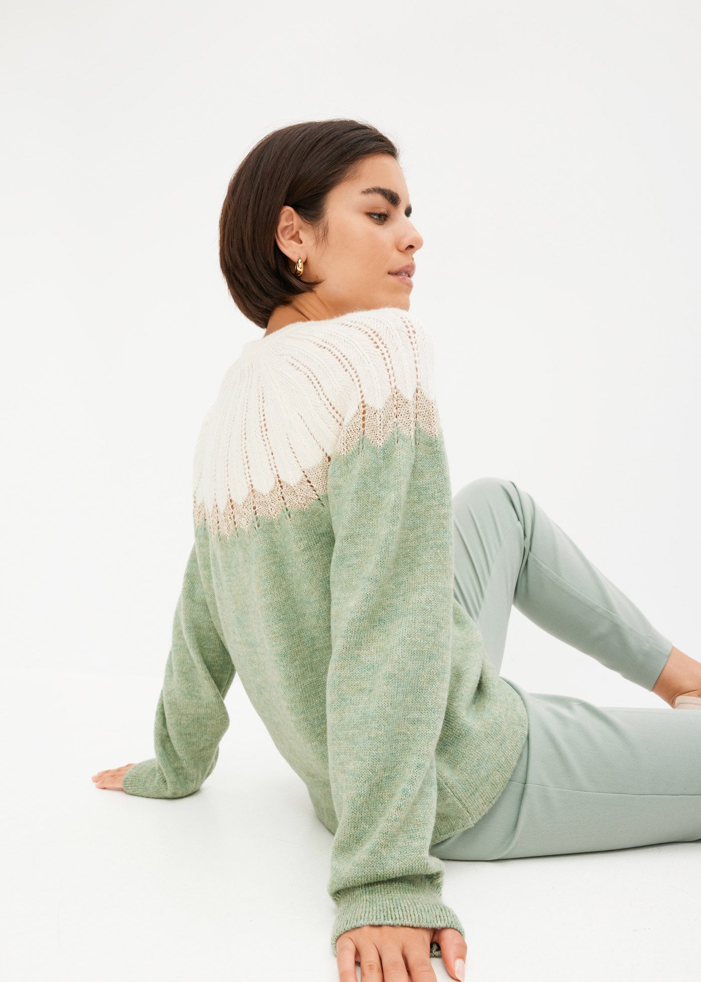 bonprix Ajourpullover günstig online kaufen