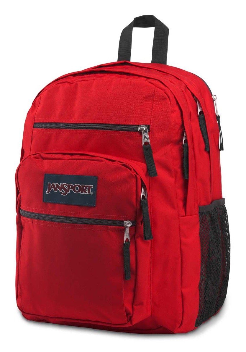 zahlreichen Big Fächern rot Jansport Freizeitrucksack mit Student,