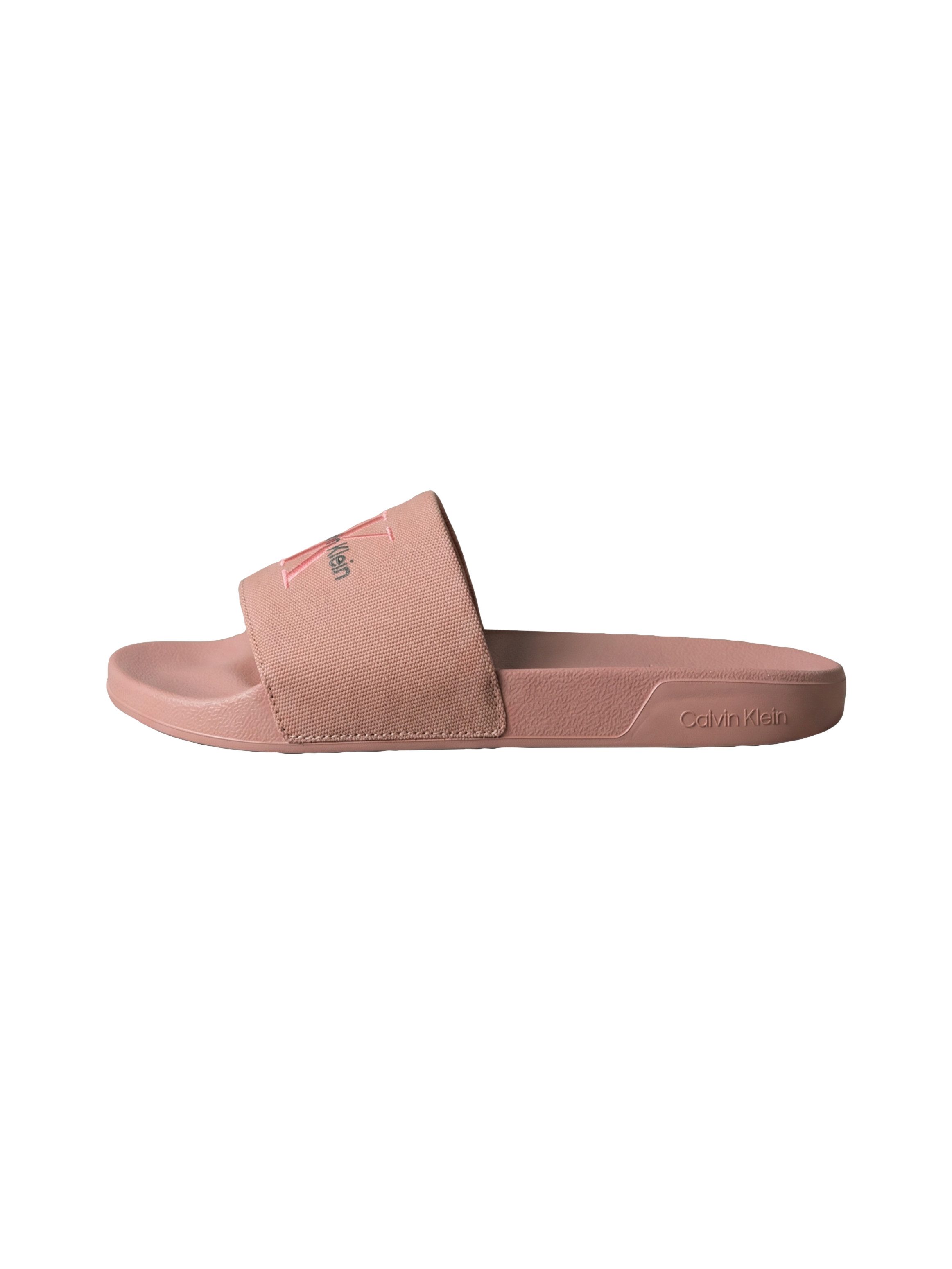 Calvin Klein ESS SLIDE CV WN Badepantolette Strandschuh, Flat mit CK-Stickerei