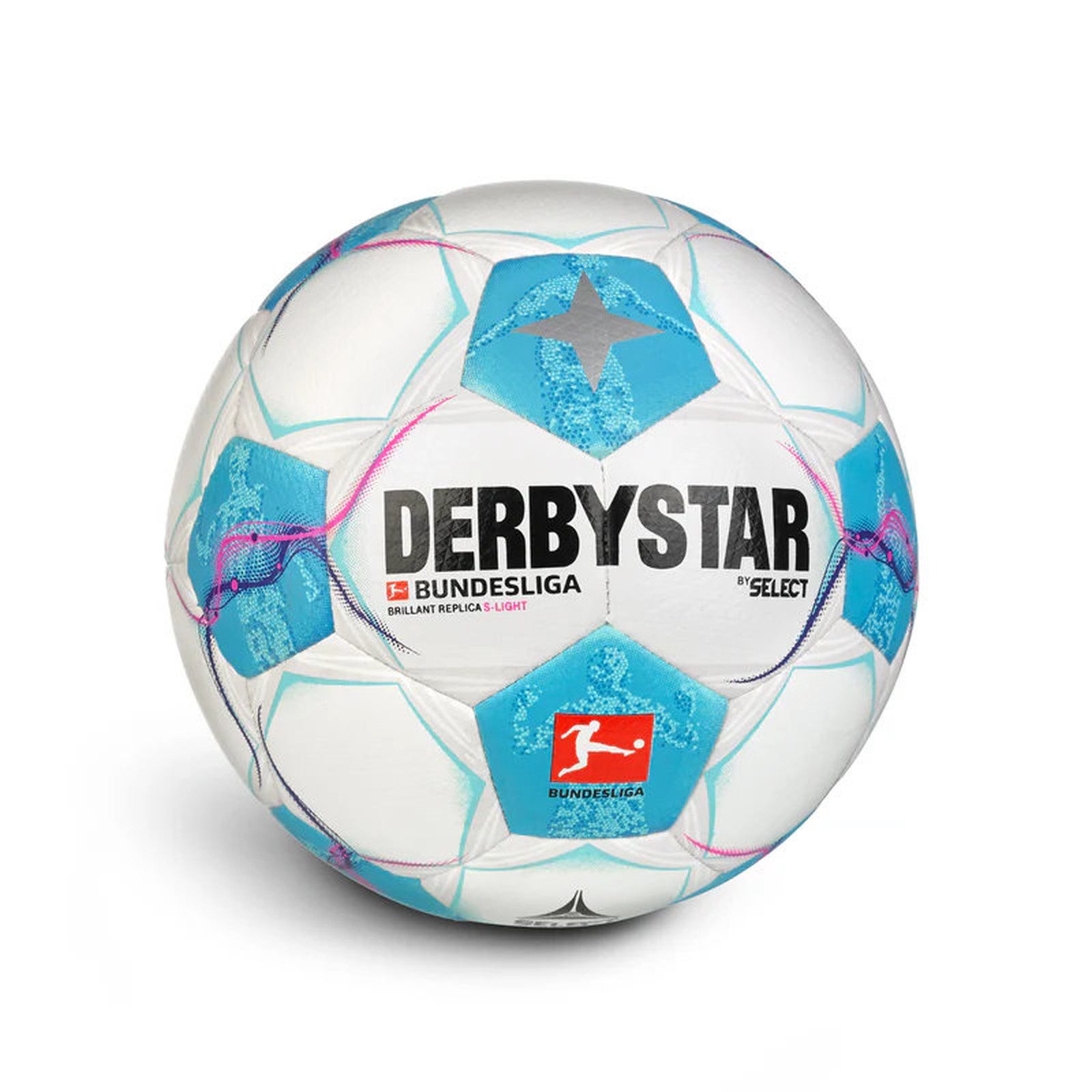 Fußball Derbystar Bundesliga Brillant Replica S-Light v24 24/25 Weiß/Blau