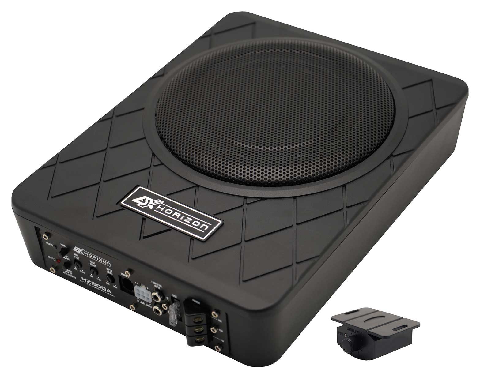 ESX ESX HORIZON HZ800A, Aktiver 20cm (8) Untersitz-Subwoofer Auto-Subwoofer (100 W, max.: W 20 cm)