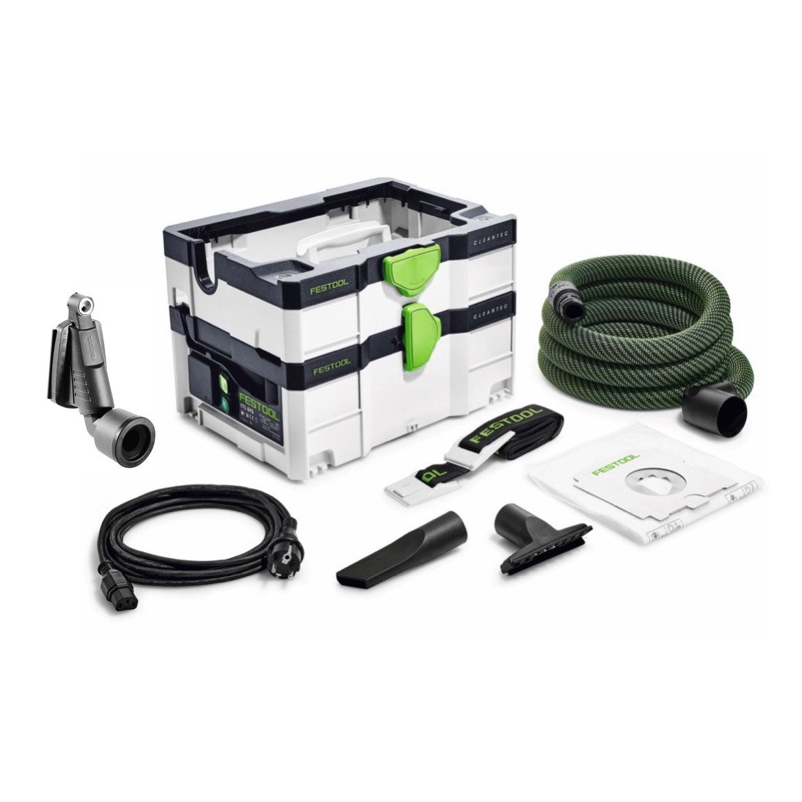 FESTOOL Absauganlage CTL SYS Cleantec Absaugmobil 4,5l Staubkl. L (575279) + Tragegurt
