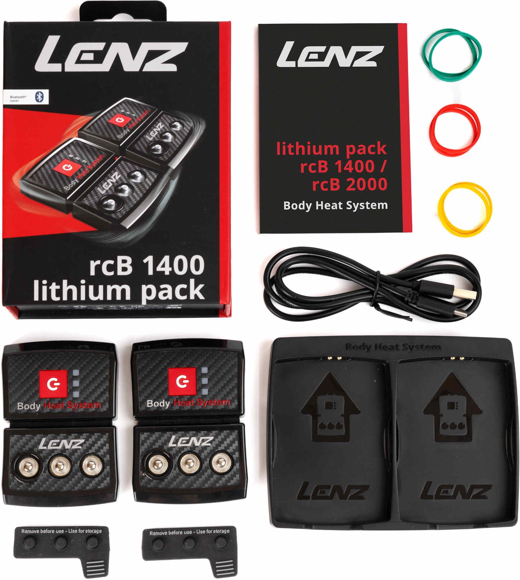 Lenz Motorradhandschuhe Lithium Pack rcB 1400 (USB-C) Akkupack