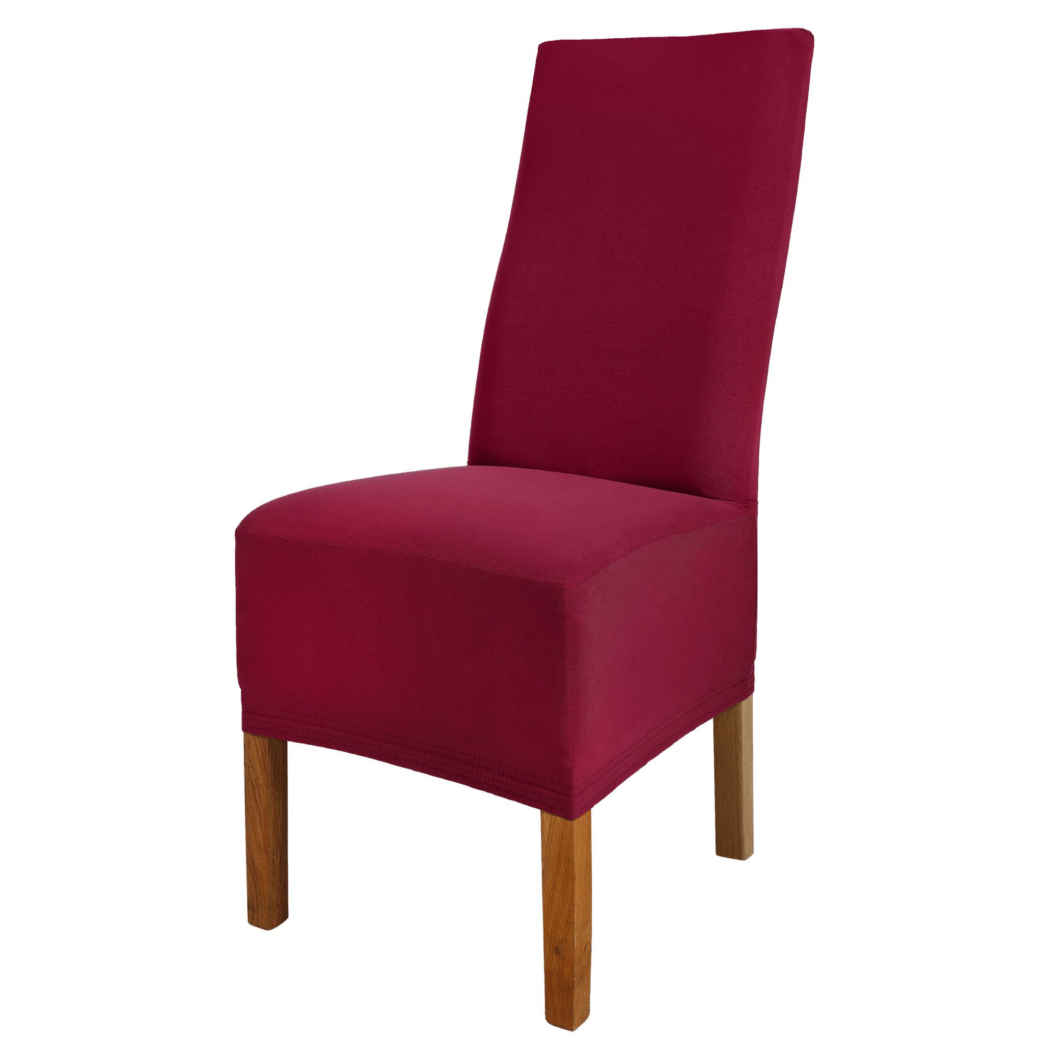 sh SCHEFFLER-HOME LIVE HOMESTYLE Stuhlhusse Moderner Stuhlbezug "Emma" aus elastischer Baumwolle Cottina, abnehmbarer & waschbarer Spannbezug für Stühle