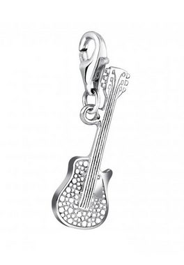 Nenalina Charm-Einhänger Gitarren-Anhänger Musik Instrument Song 925 Silber