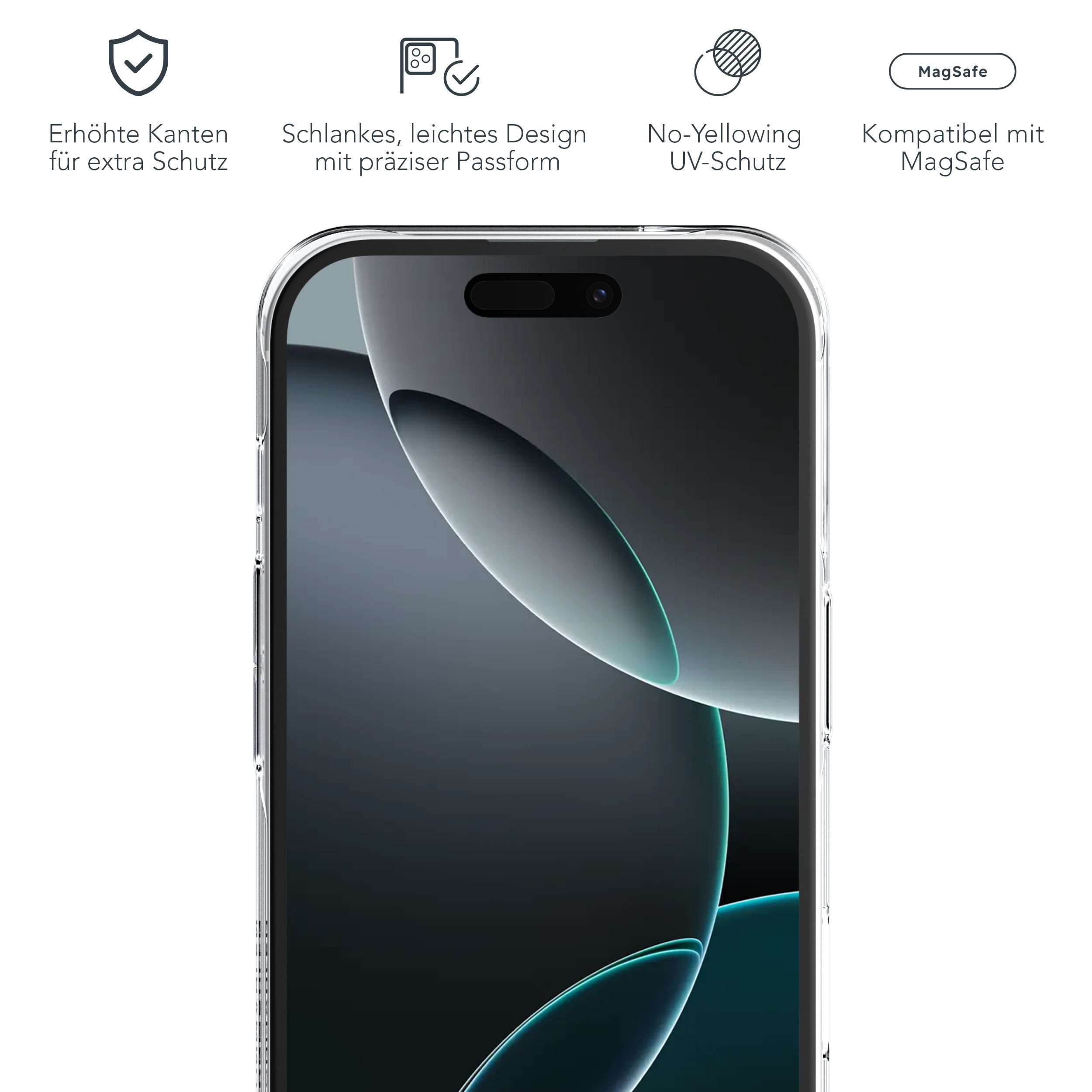 VONMÄHLEN Handyhülle Transparent Case Pro