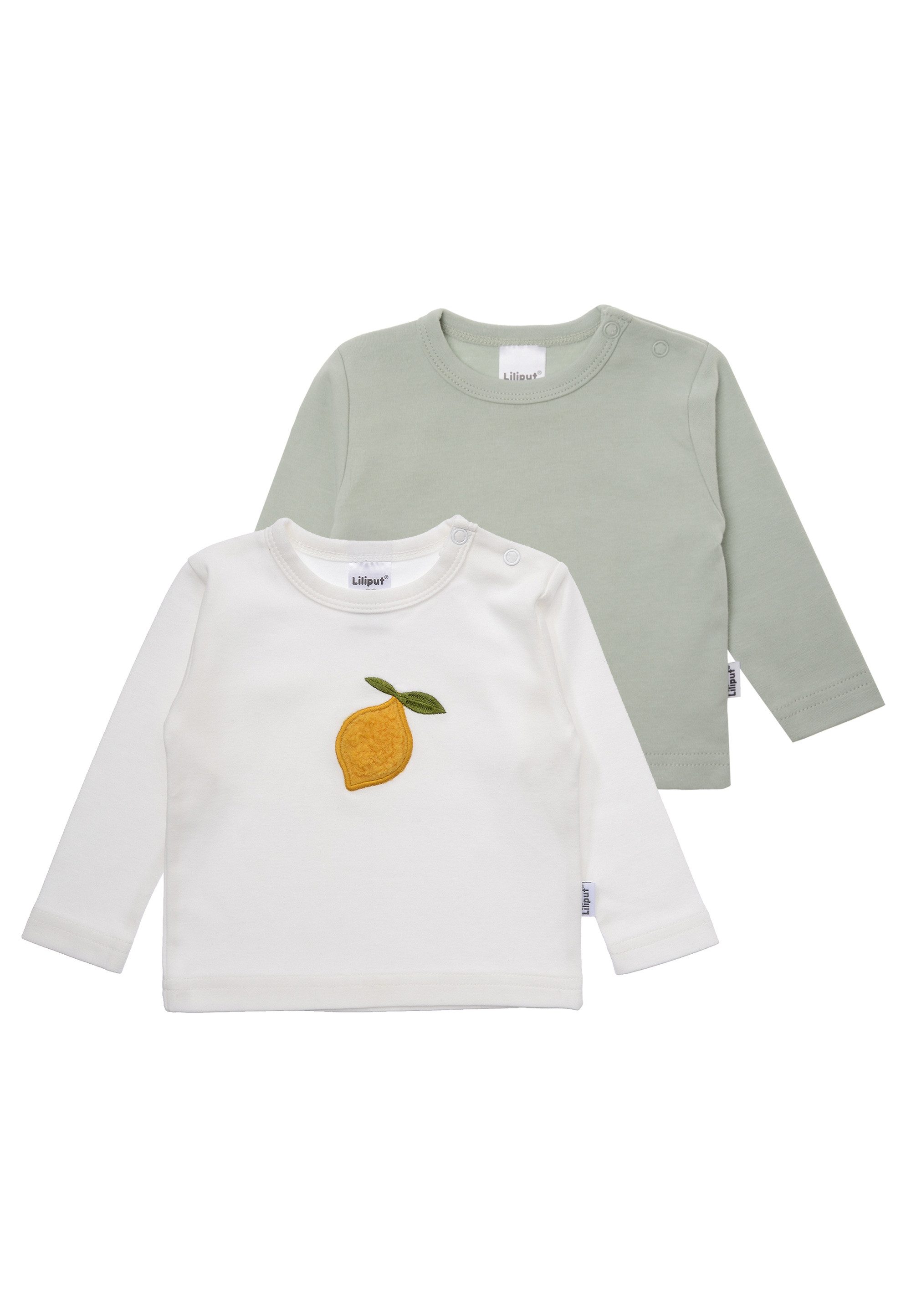 Liliput T-Shirt Zitrone 2er-Pack mit praktischen Druckknöpfen