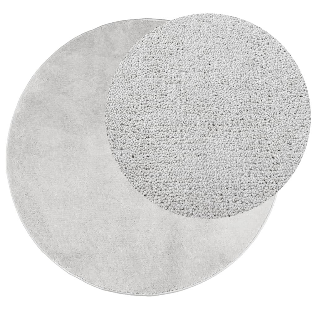 vidaXL Teppich Teppich OVIEDO Kurzflor Grau günstig online kaufen