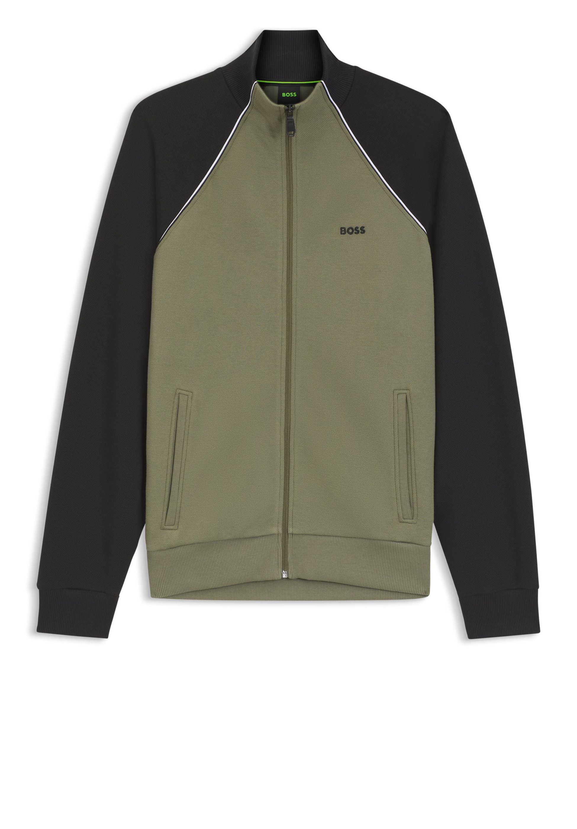 Sweatjacke SW_Join Skazmit kontrastfarbenen Paspeln