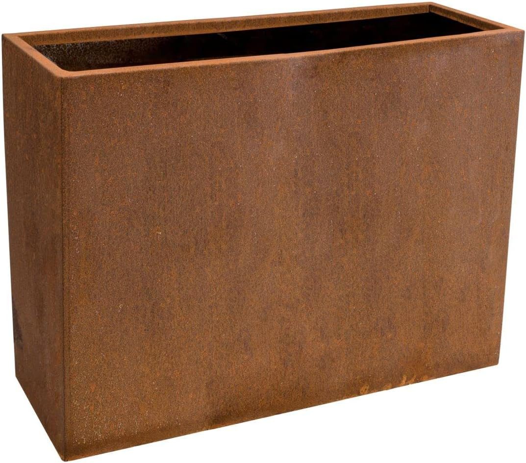 VIVANNO Pflanzkübel Cortenstahl ELEMENTO Kasten - Rostbraun Patina (1 St), 88x30x75 cm