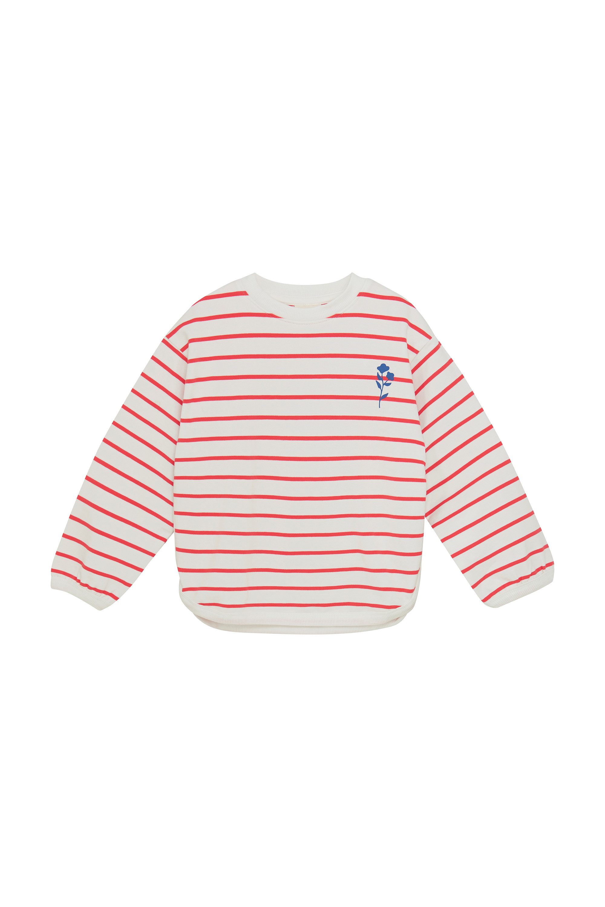 Minymo Sweater MISweatshirt LS Y/D Gestreifter Sweat-Pullover