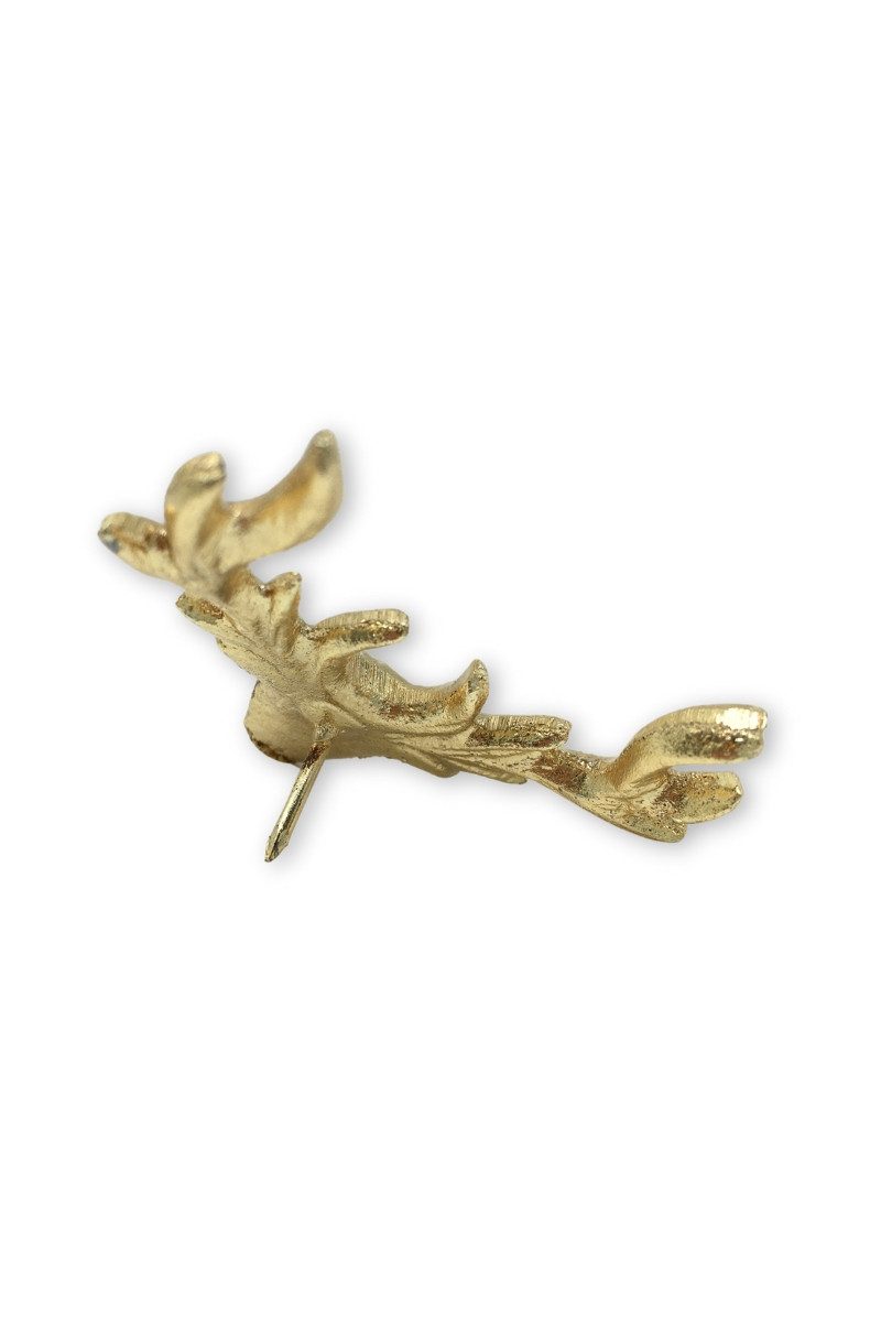 Mars & More Windlicht Kerzen-Pins 4er Set - HIRSCHKOPF - gold