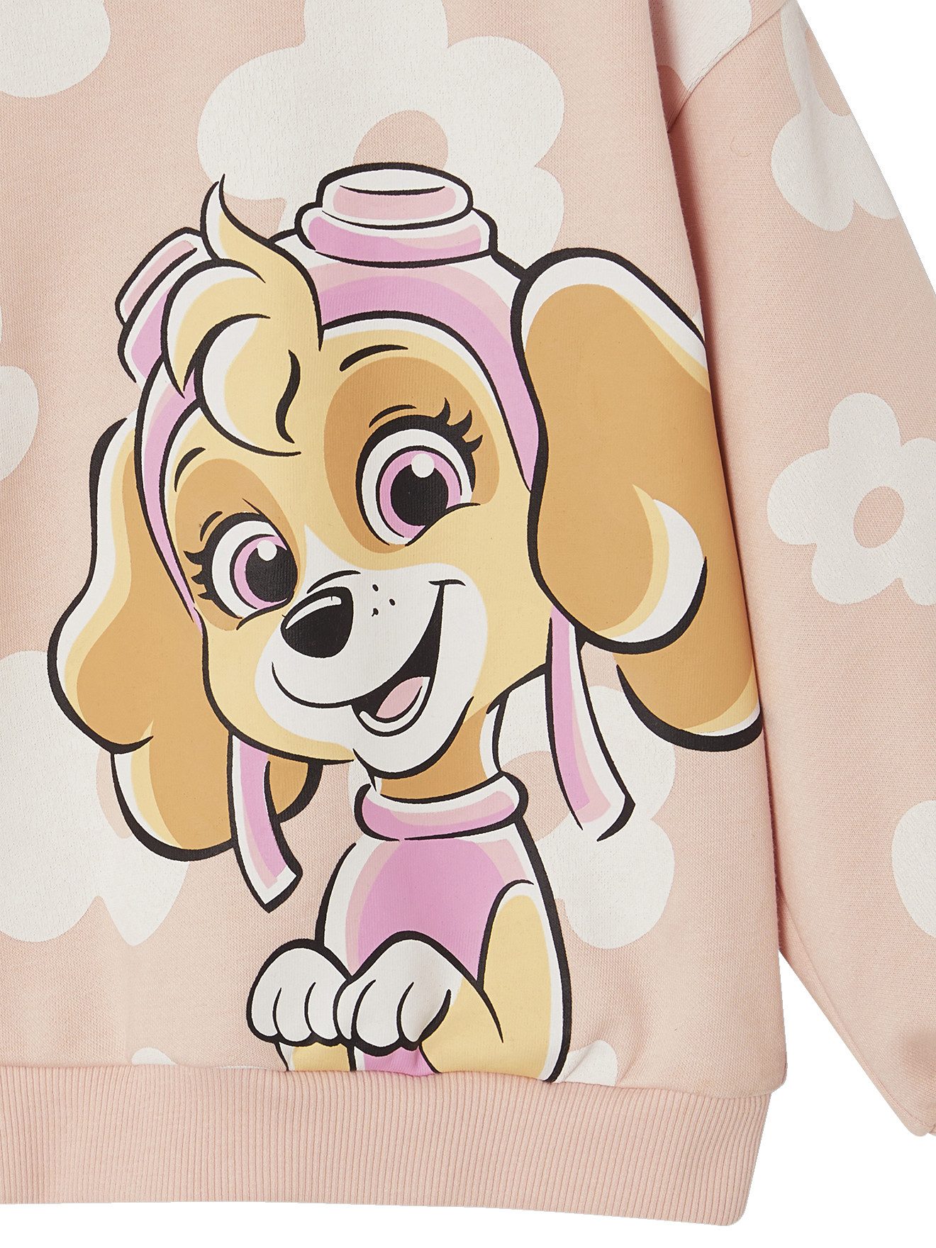 vertbaudet Sweatjacke mit Blumen und Stella