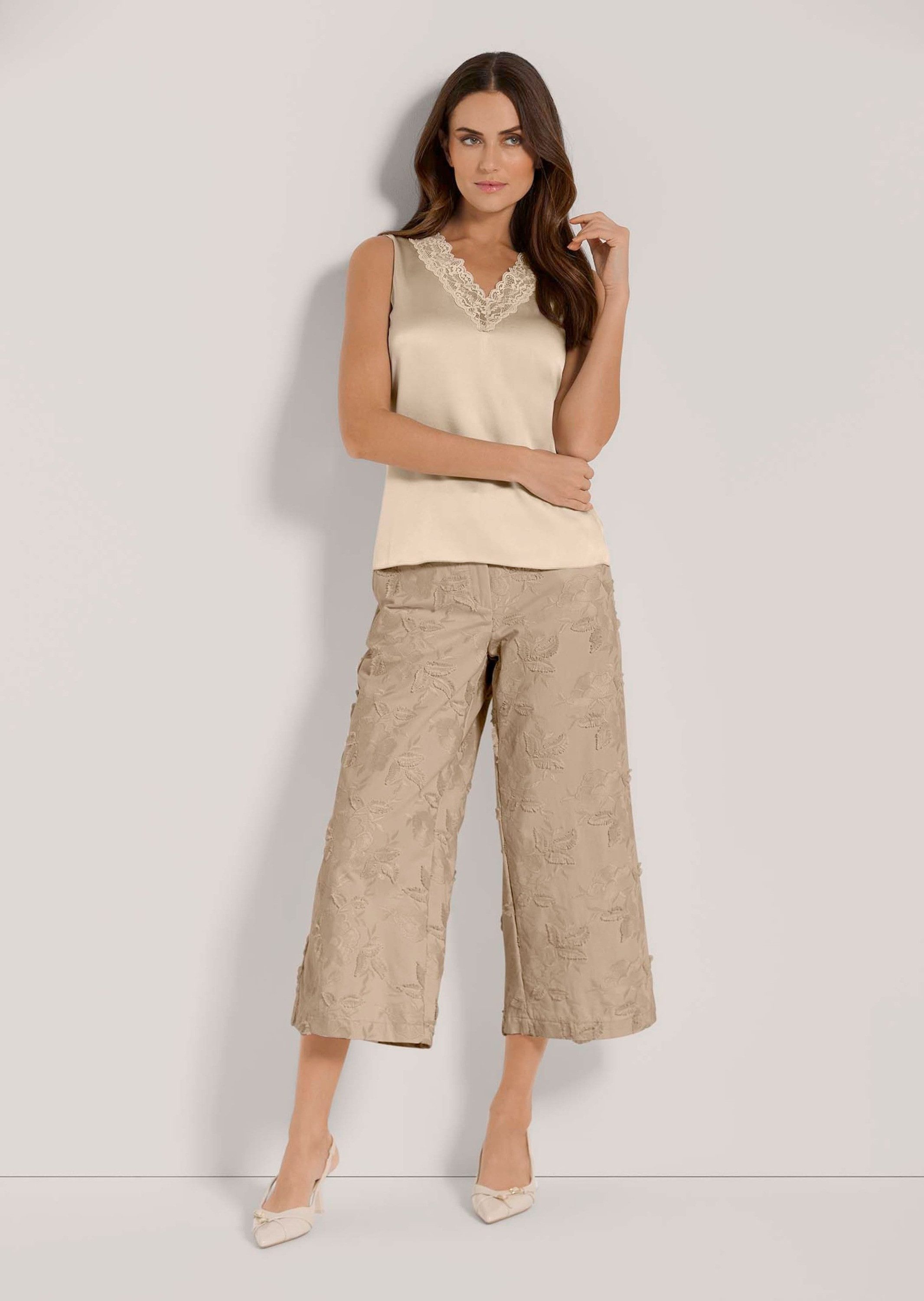 MADELEINE Shirttop Lingerie-Top mit V-Ausschnitt und günstig online kaufen