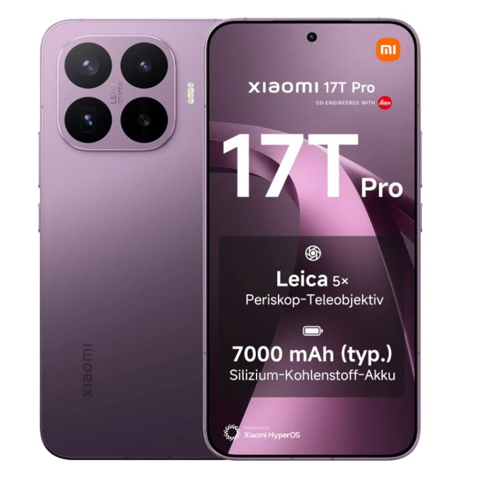 Xiaomi Xiaomi 17T Pro 12GB 1TB Smartphone (6.83 Zoll, 1024 GB Speicherplatz, 50 MP Kamera)