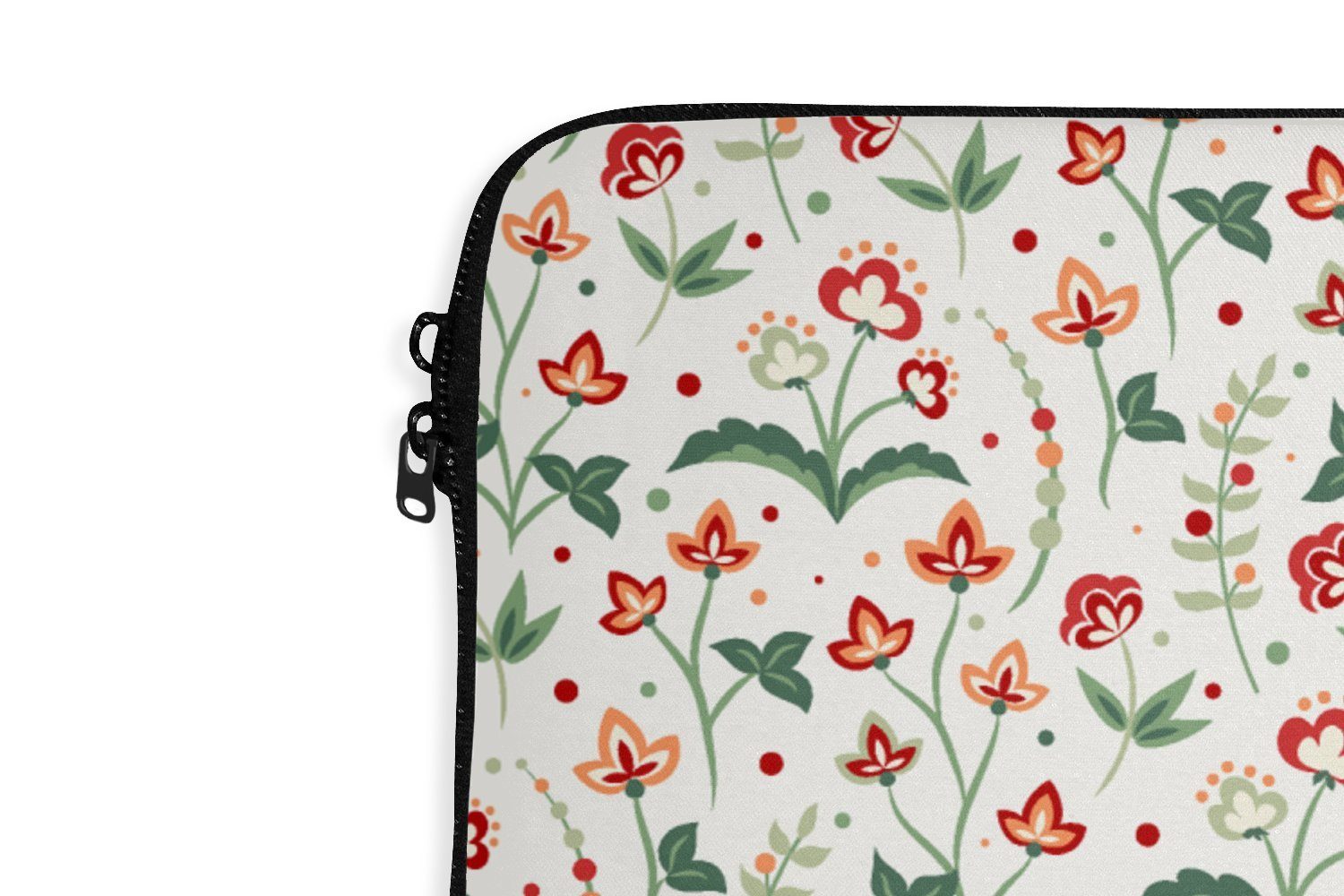 MuchoWow Laptop-Hülle Sommer - Blumen - Muster 13.3 Zoll, Laptopsleeve, weiches Innenfutter zum Schutz Kratzern, Laptoptasche