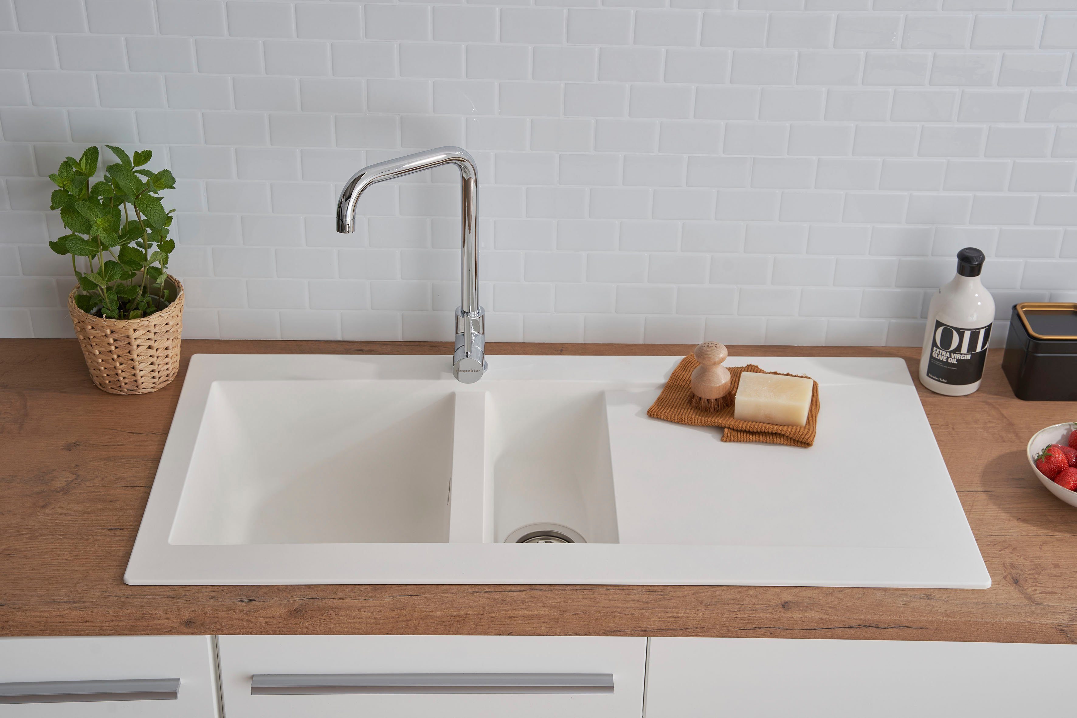 RESPEKTA built-in sink, 100/50 cm