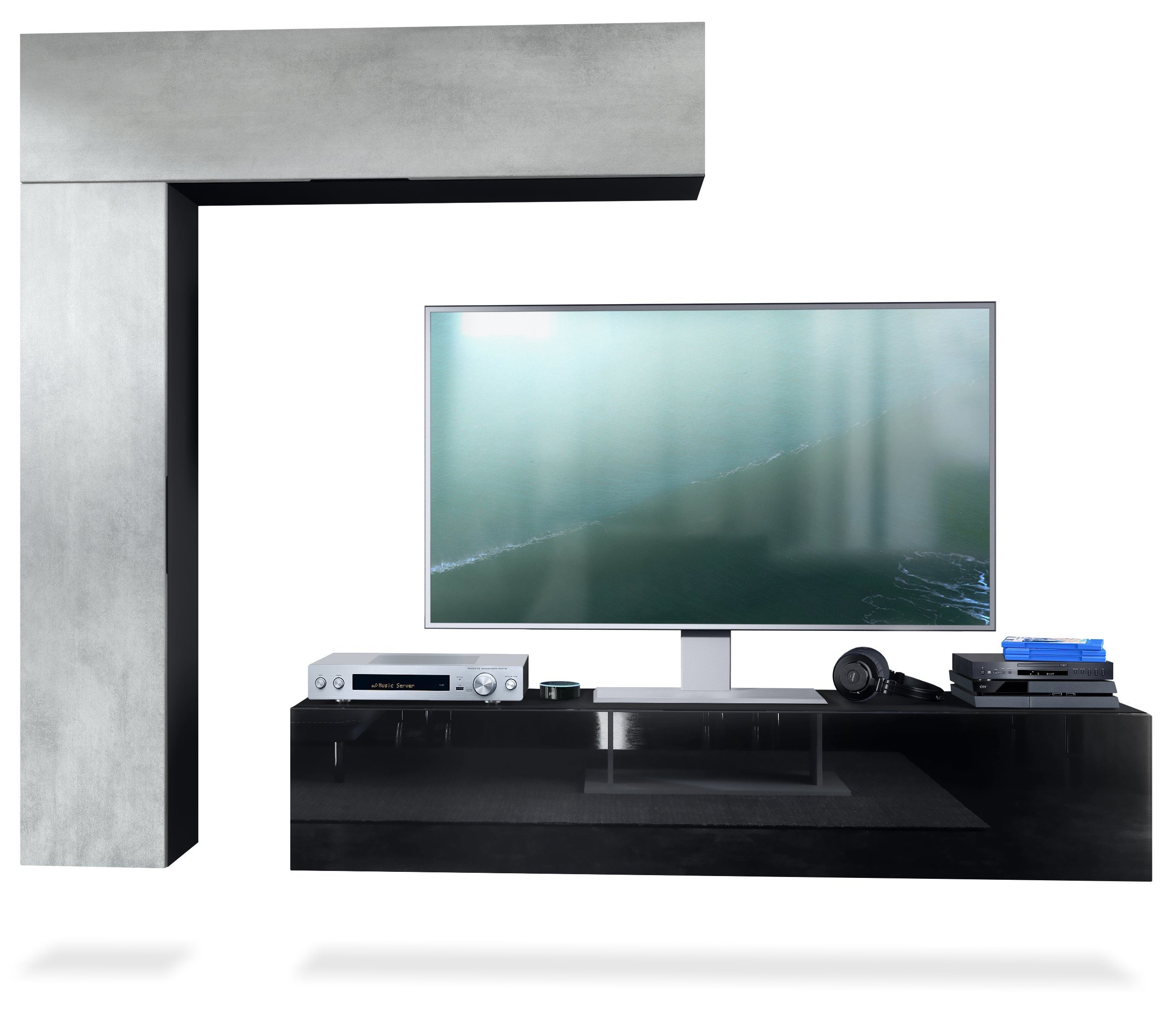 Fronten in Beton Oxid Optik