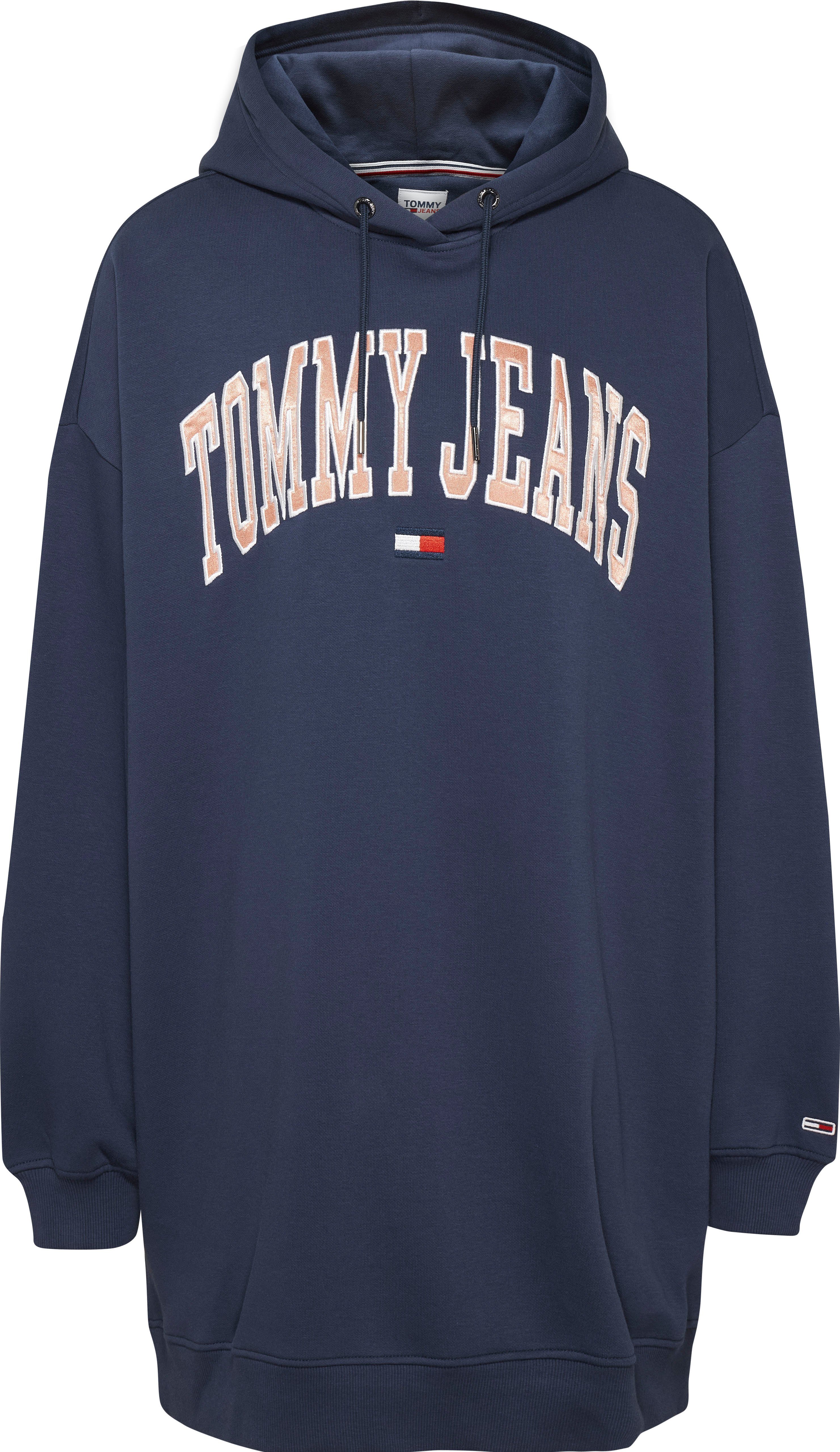Tommy Jeans Sweatkleid »TJW COLLEGIATE LOGO HOODIE DRESS« mit Tommy Jeans  Logo-Stickereien online kaufen | OTTO