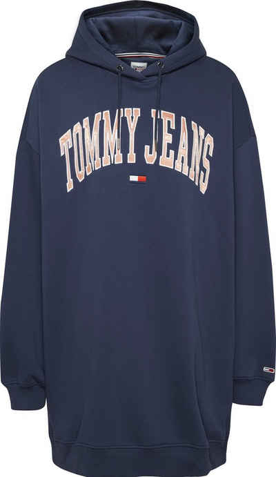 Tommy Jeans Sweatkleid »TJW COLLEGIATE LOGO HOODIE DRESS« mit Tommy Jeans Logo-Stickereien