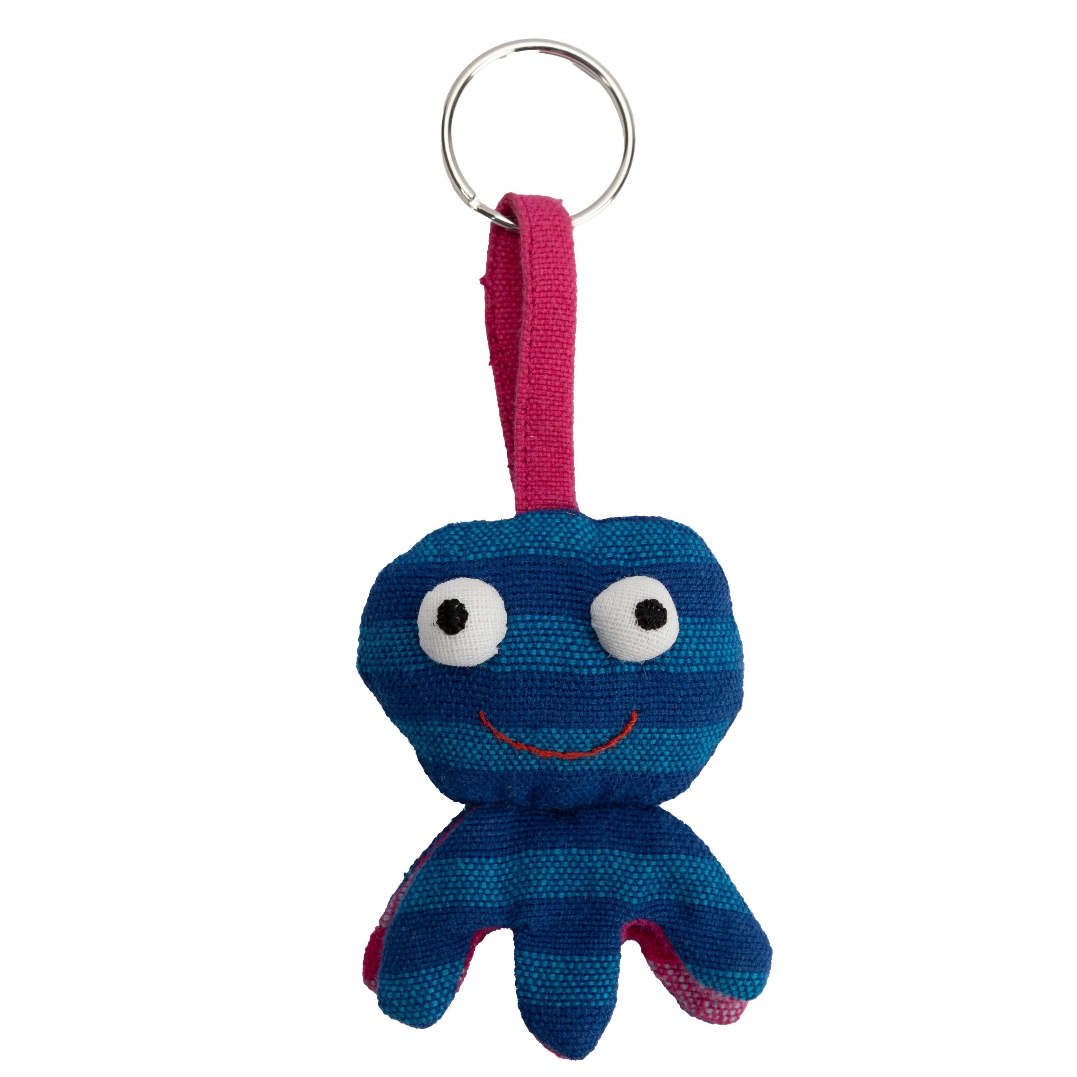 El Puente Schlüsselanhänger Schlüsselanhänger "Oktopus", Handmade, Fair Trade