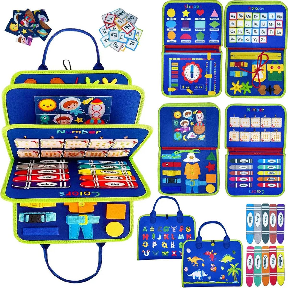 Welikera Lernspielzeug Filz-Lernbrett für Kinder - günstig online kaufen