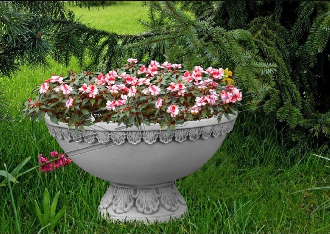 Garten Kübel JVmoebel Skulptur 204048 Dekoration Figur Gefäss Blumenkübel Vasen Pflanz