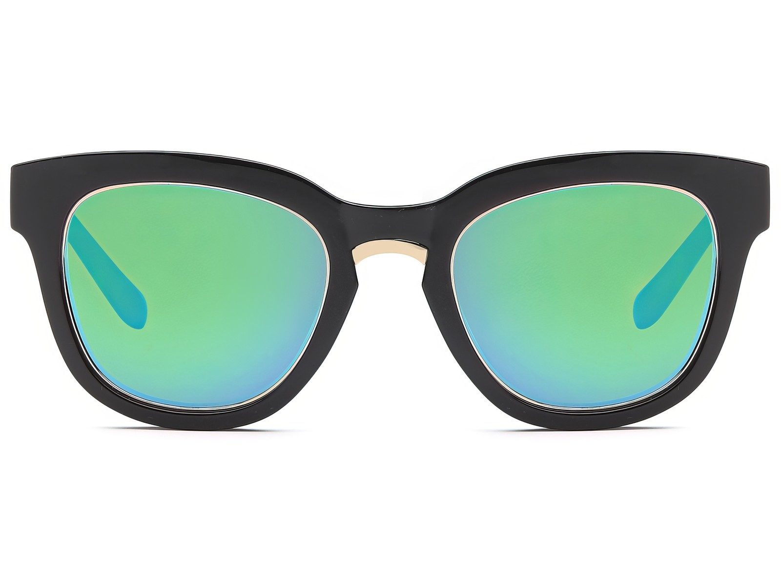 styleBREAKER Sonnenbrille Nerd Sonnenbrille mit Kunststoff Metall Rahmen (1-St)
