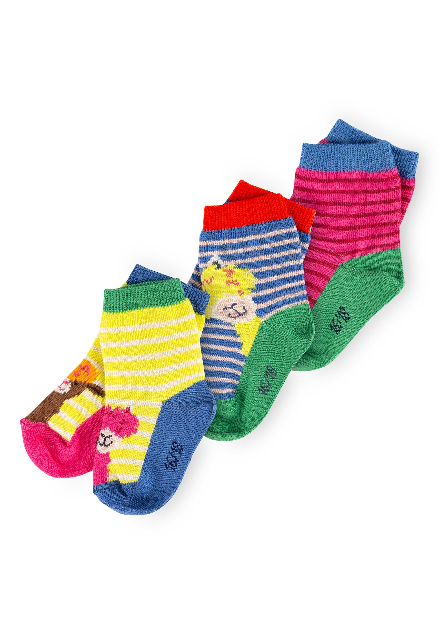 Socken Socken-Set 3er Crazy Lama
