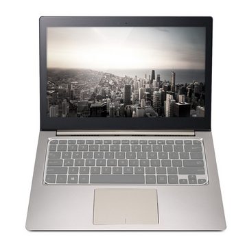 kwmobile Aufbewahrungstasche Silikon Tastaturschutz für 13" Laptop / Notebook / Ultrabook (1-tlg), Keyboard Cover - Abdeckung unbeschriftet - Matt Transparent