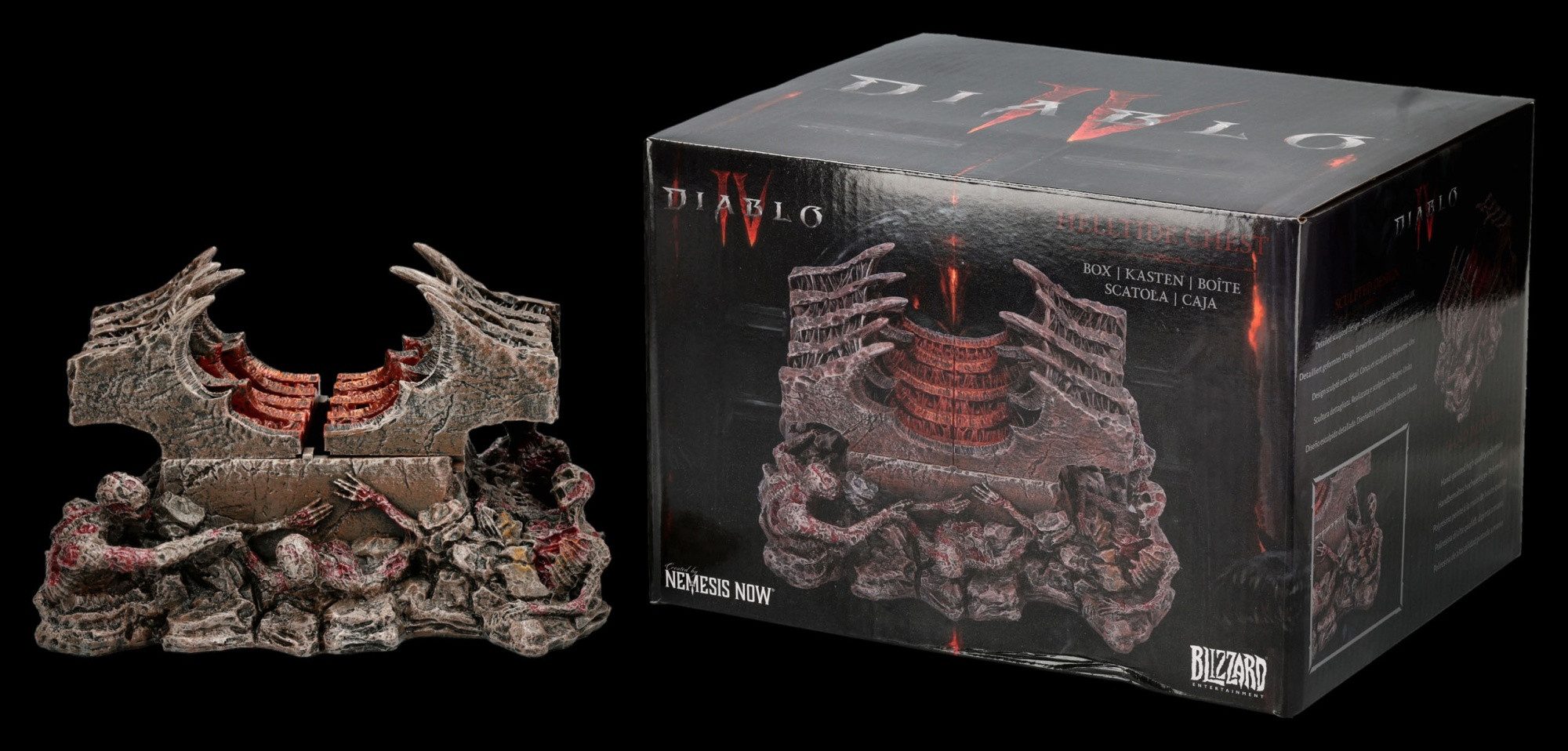 Figuren Shop GmbH Dekoobjekt Helltide Truhe – Diablo IV Schatzkiste Gothic günstig online kaufen