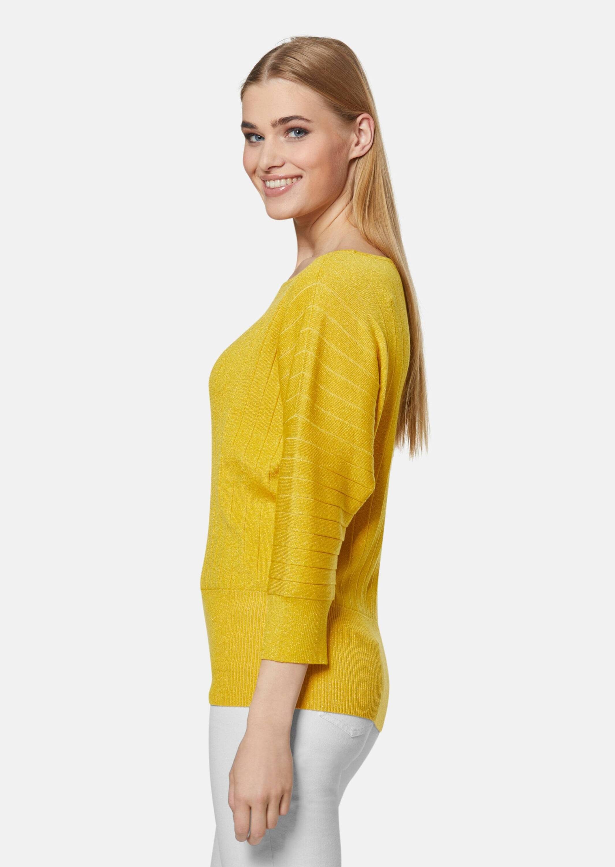 MADELEINE Strickpullover Pullover mit Effektgarn
