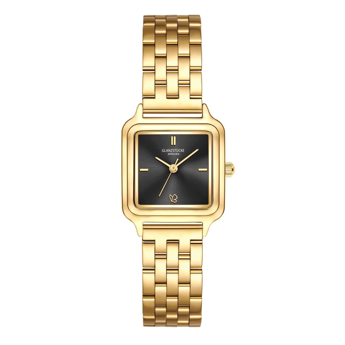 Quarzuhr gelbgold