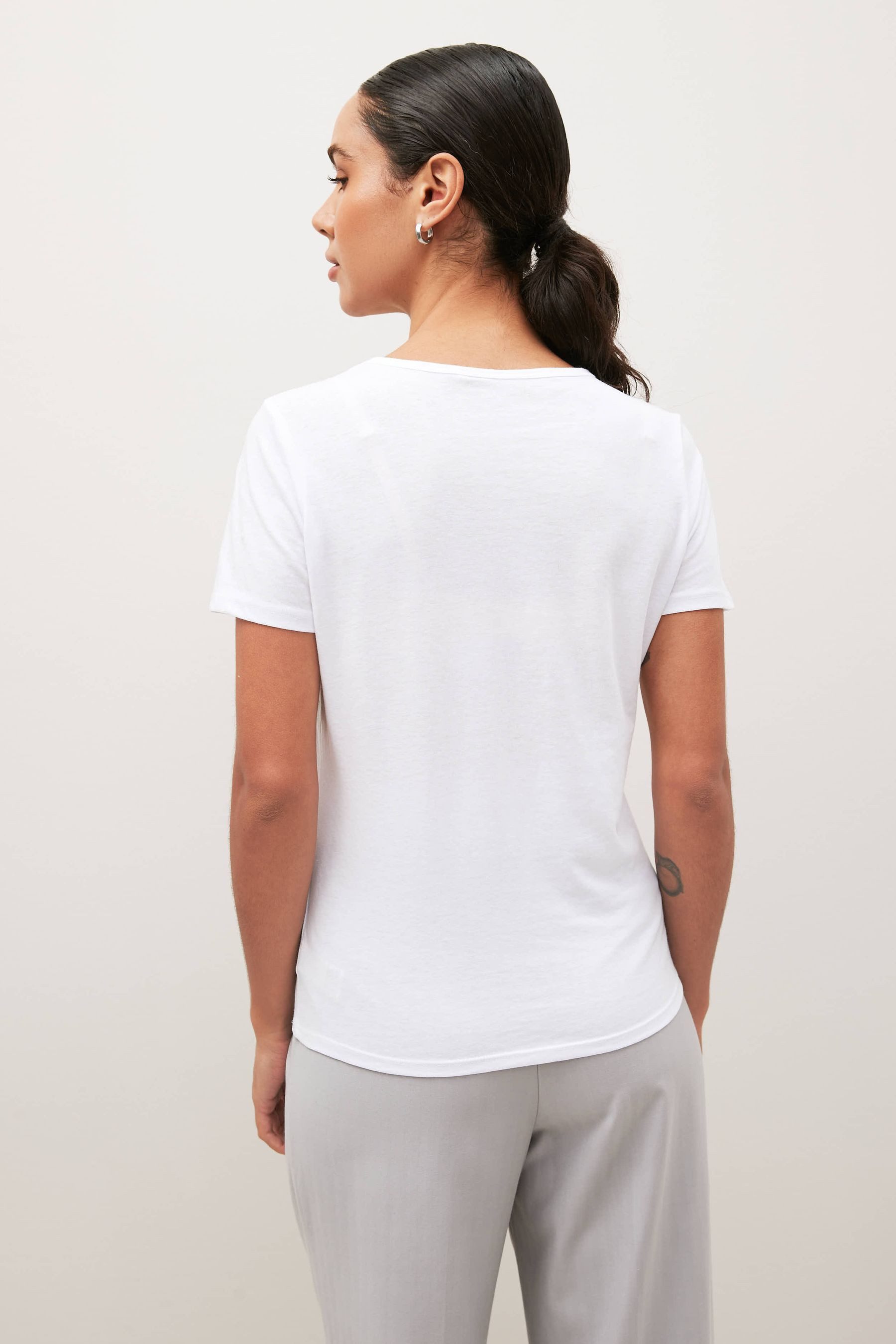 Next T-Shirt Everyday Kurzarm-T-Shirt mit Rundhalsausschnitt (1-tlg)