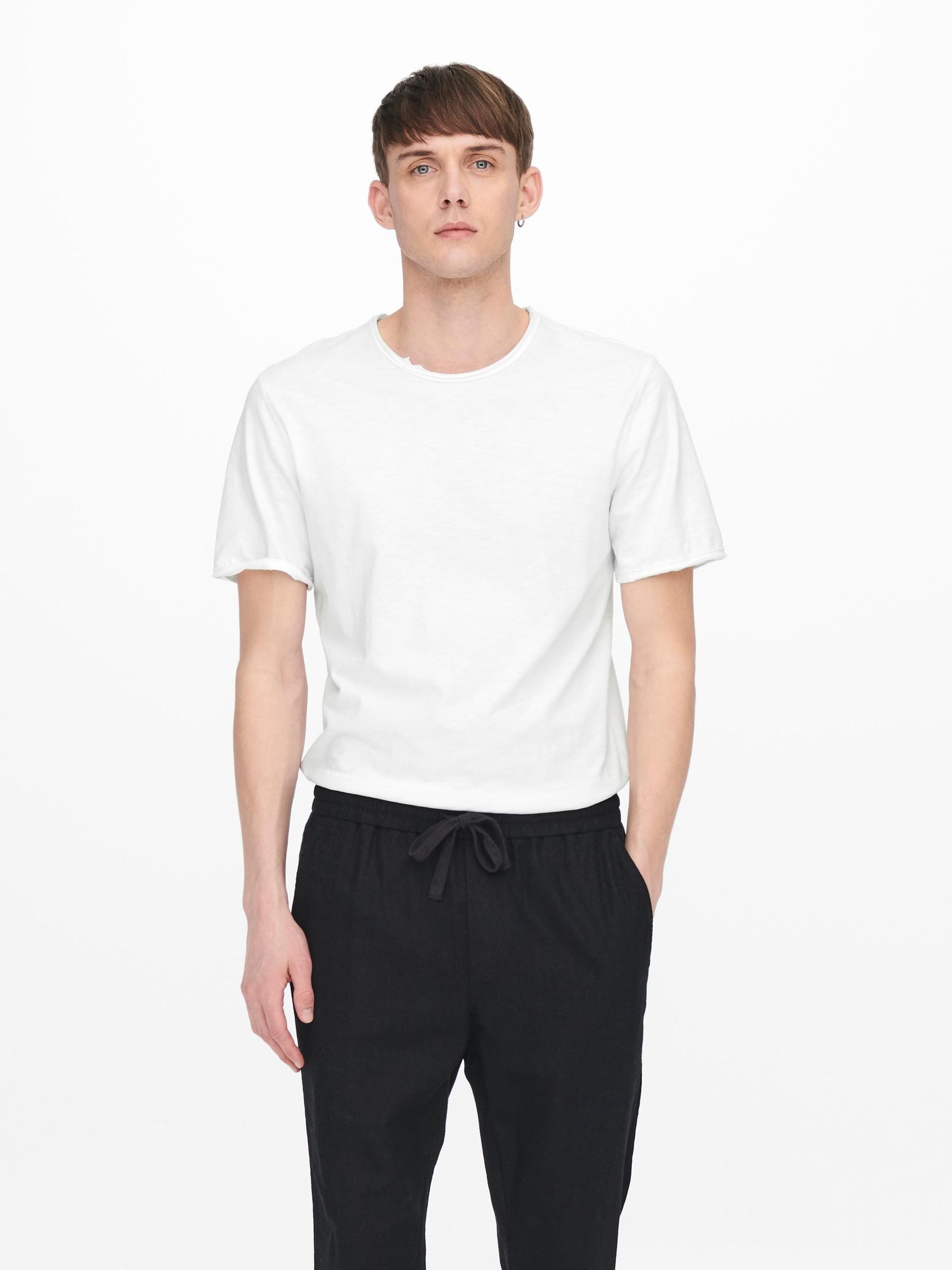 ONLY & SONS T-Shirt Rundhals Long ONSBENNE LONGY SS TEE NF 7822 NOOS