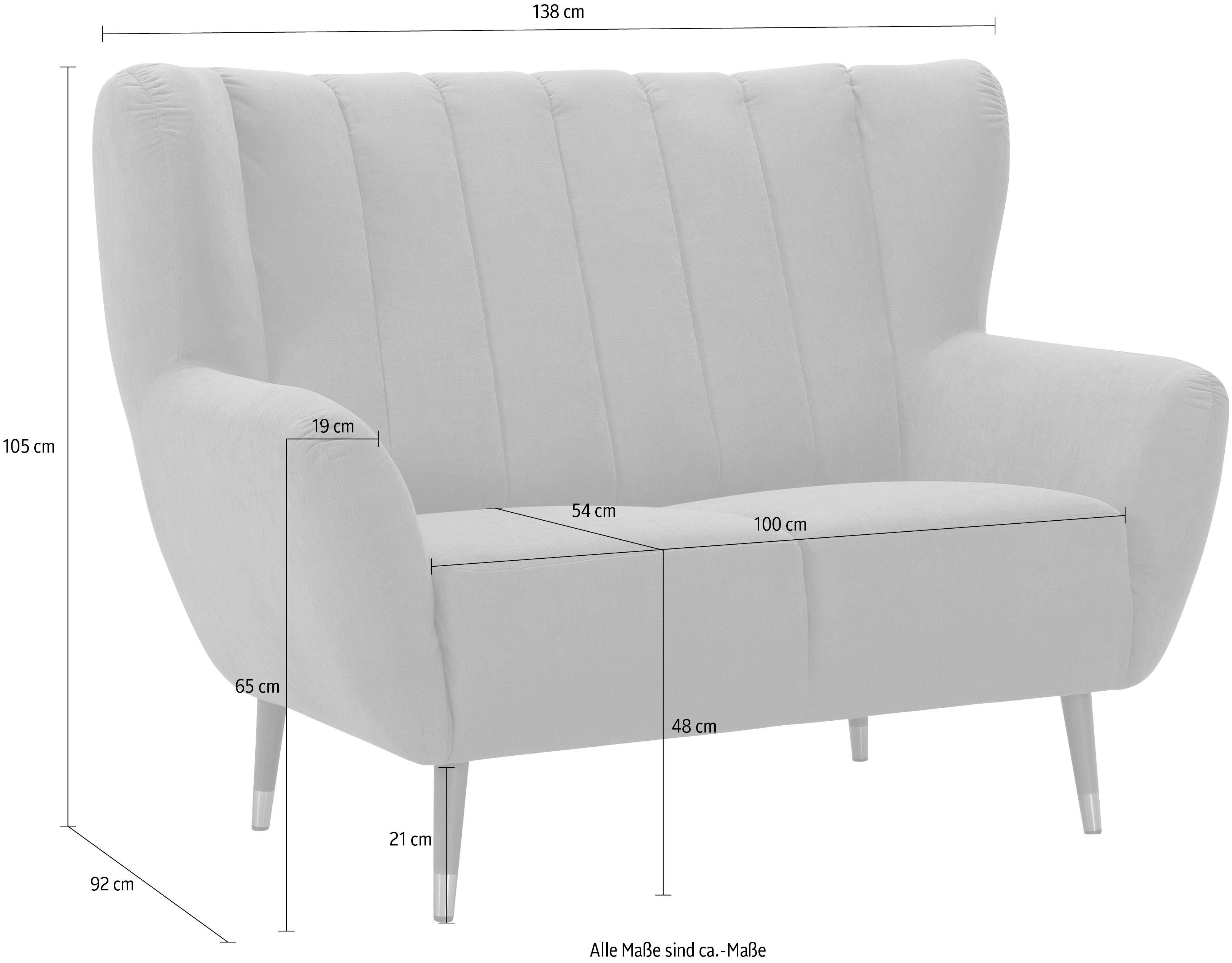 exxpo sofa fashion - 2-Sitzer Polly