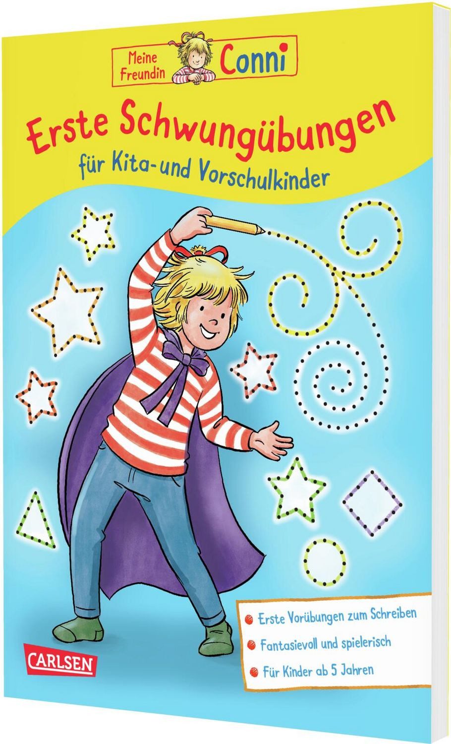 Conni Gelbe Reihe (Beschäftigungsbuch): Erste Schwungübungen für Kita- / Hanna Sörensen, Vorbereitung aufs Schreiben lernen für Kindergarten und Vorschule