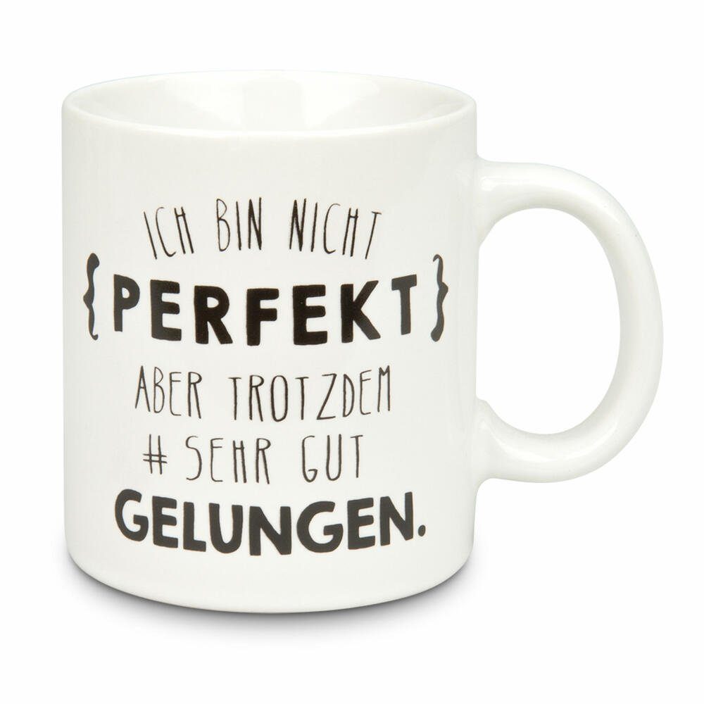 Waechtersbach Becher Ich Bin Nicht Perfekt 330 ml, Keramik